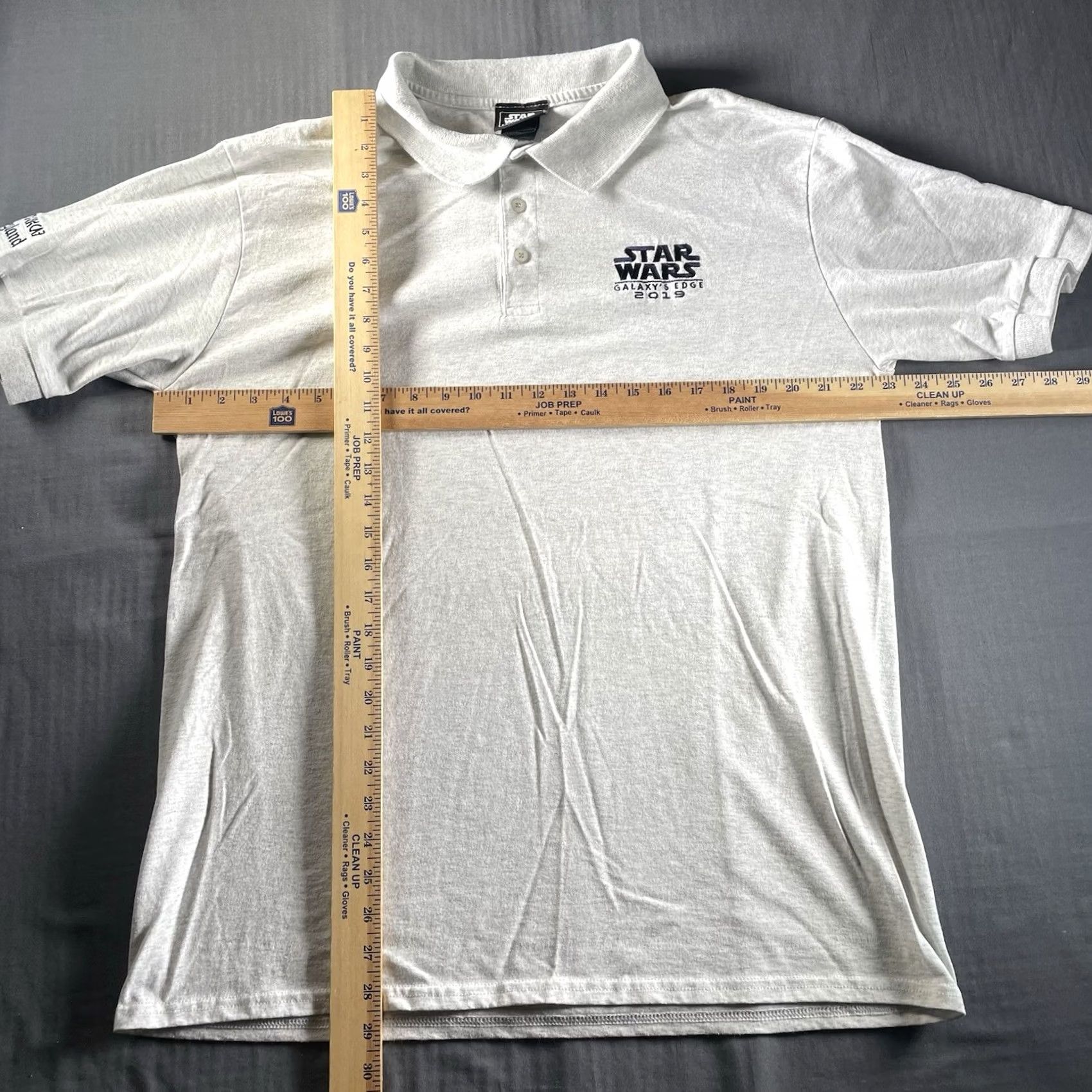 Star Wars VINTAGE is not applicable here. Star Wars Galaxy's Edge Polo Shirt Mens XL Disneyland Embroidered 2019 Disney Size US XL / EU 56 / 4 - 6 Thumbnail