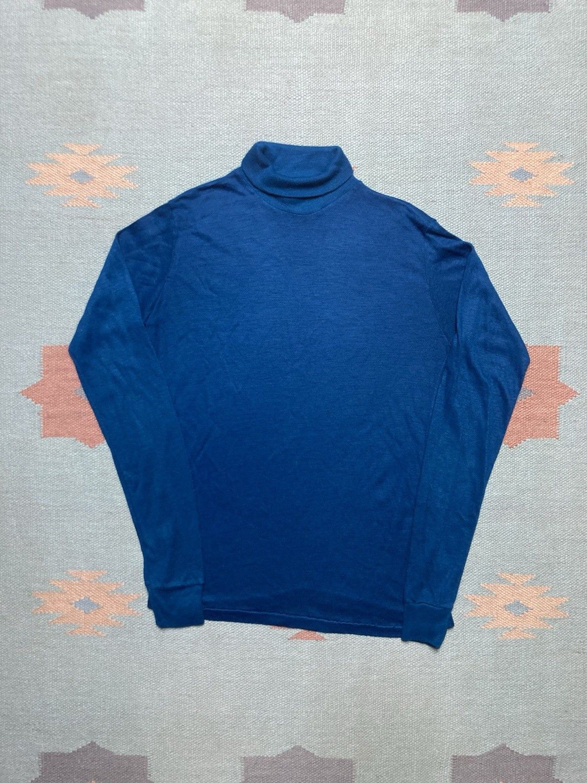 Vintage 60s long sleeve t shirt roll neck soft boys 18 men’s small Size US S / EU 44-46 / 1 - 1 Thumbnail