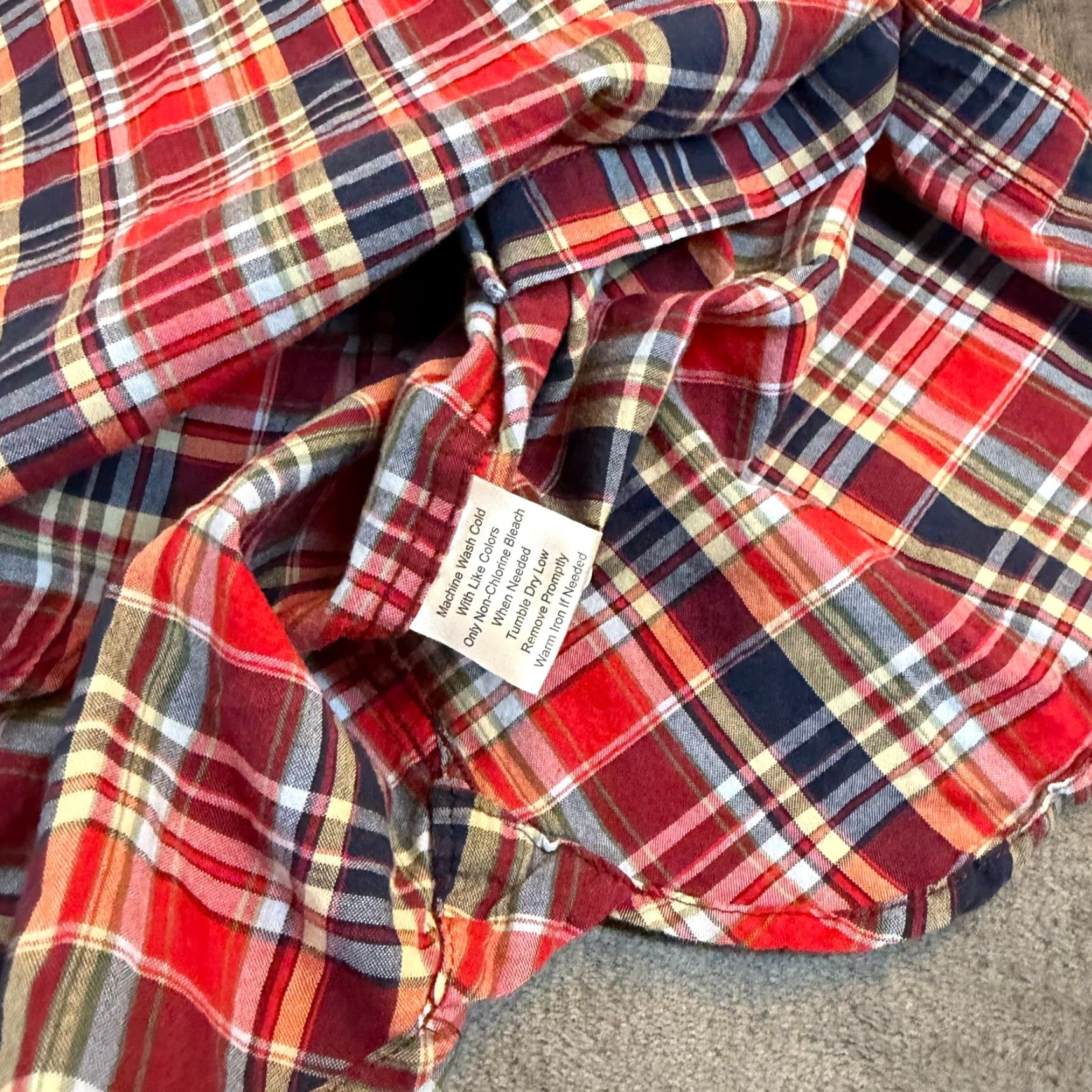 Vintage Jos A Bank 1905 Tailored Plaid Short Sleeve Button-Down Shirt Men Large Size US L / EU 52-54 / 3 - 5 Thumbnail