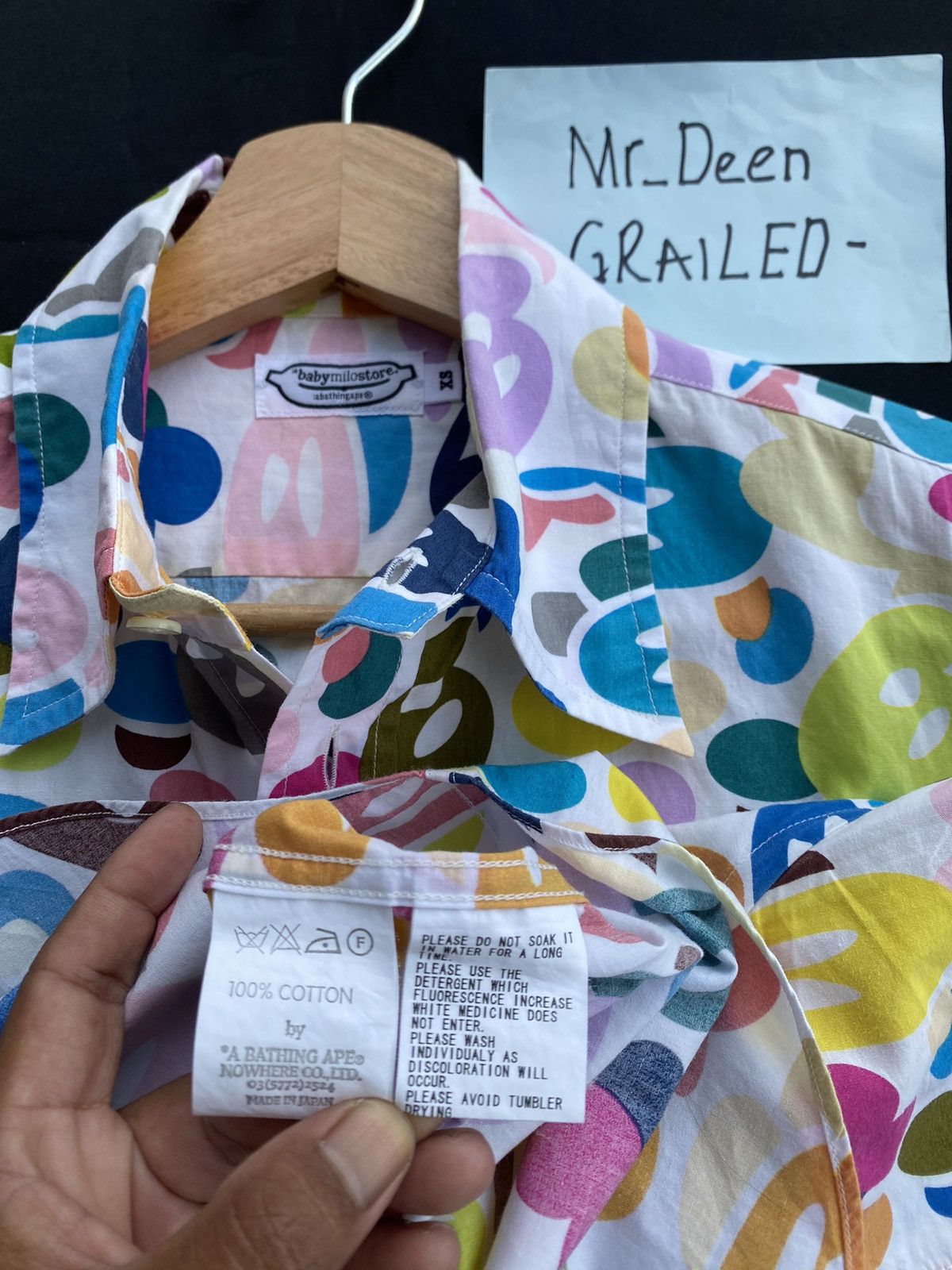 Bape Baby Milo Multicamo Button Up Shirt Size US XS / EU 42 / 0 - 17 Thumbnail