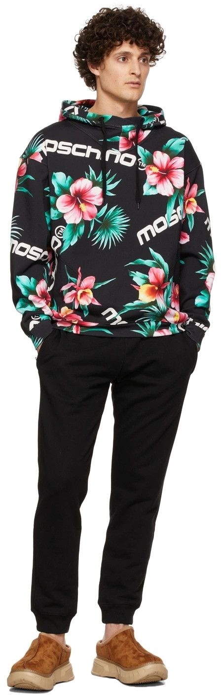 Moschino o1y0225 Logo Hoodie in Multicolor Size US M / EU 48-50 / 2 - 4 Thumbnail