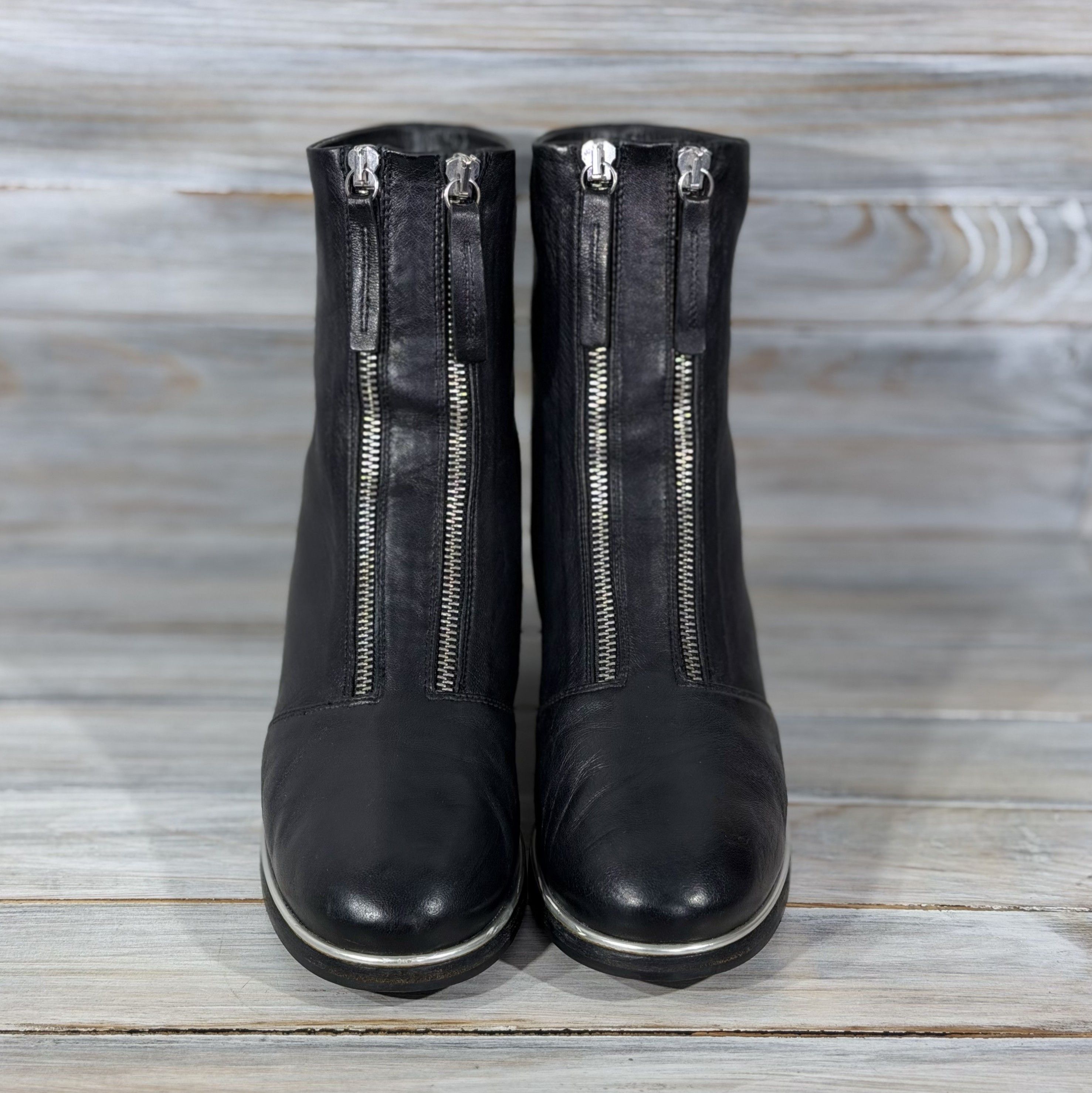 Halmanera HALMANERA Heels Leather Boots Handmade In Italy Luxury Brand Size US 8 / IT 38 - 3 Thumbnail