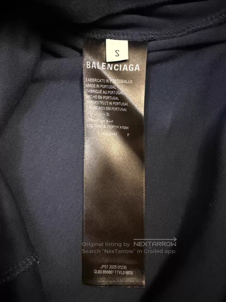Balenciaga Balenciaga Slim Fit Long Sleeve Tee with Sign Pen Size S / US 4 / IT 40 - 4 Thumbnail