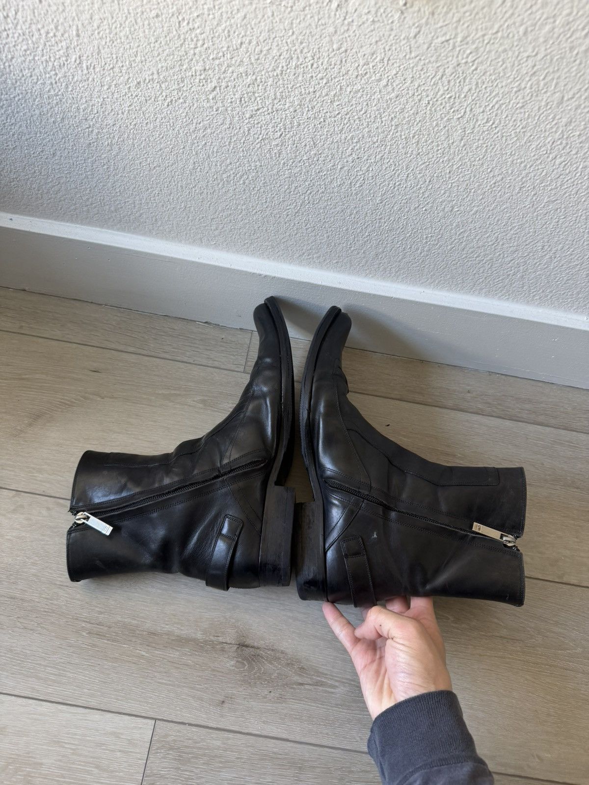 Dior AW04 VOTC Moto Boots 41 Size US 8 / EU 41 - 5 Thumbnail