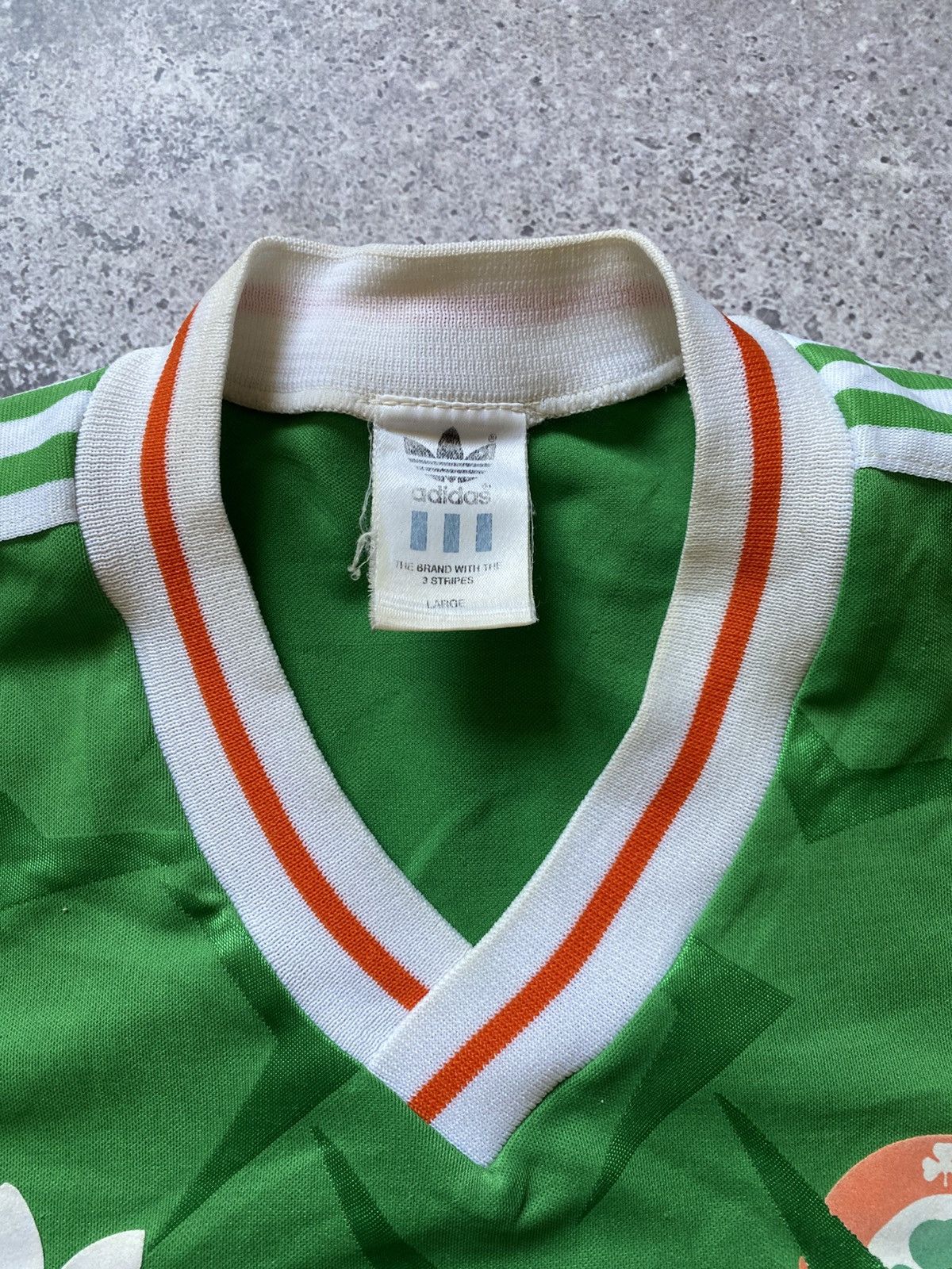 Adidas Adidas Republic Of Ireland Jersey Home Shirt Soccer Football Size US L / EU 52-54 / 3 - 3 Thumbnail