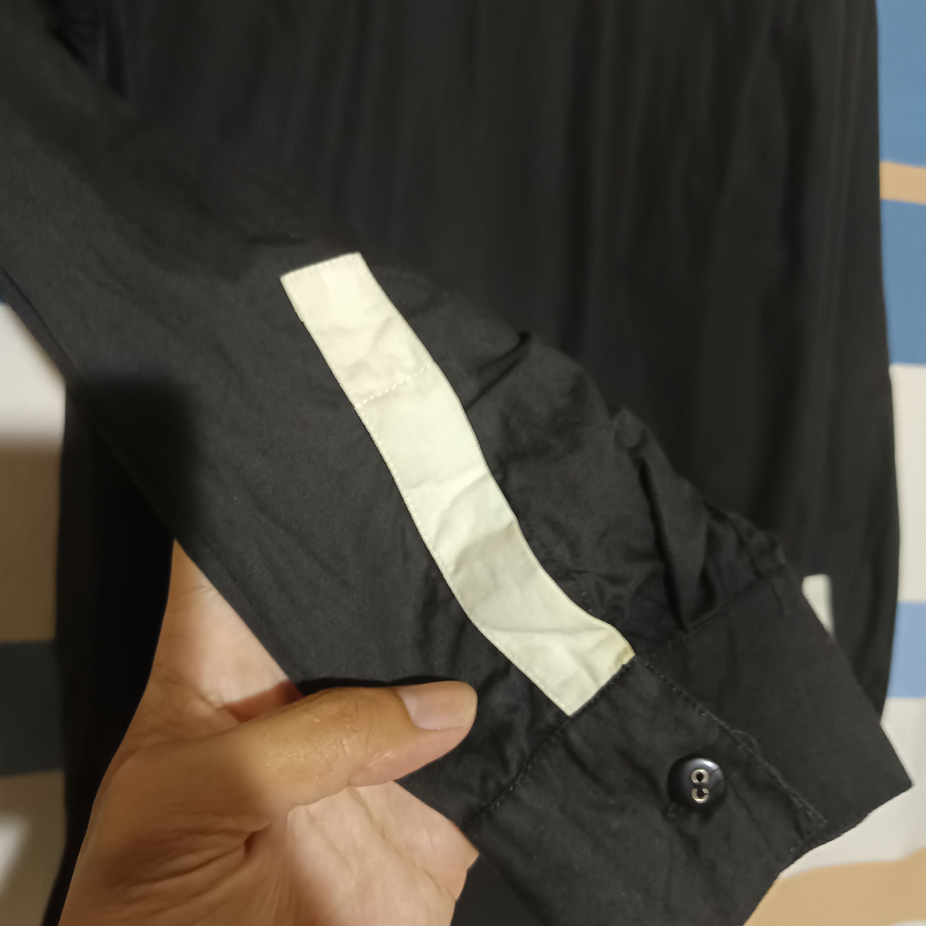 Claude Montana CLAUDE MONTANA BLACK & WHITE BUTTON UP SHIRTS Size US XL / EU 56 / 4 - 3 Thumbnail