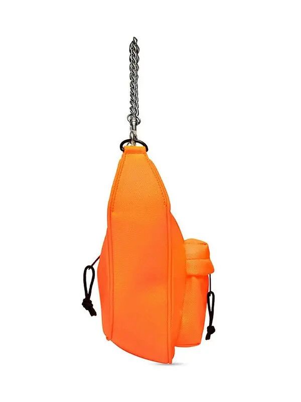 Balenciaga o1mt1gz1124 Size: OS / Raver Medium Bag With Chain in Orange Size ONE SIZE - 5 Thumbnail