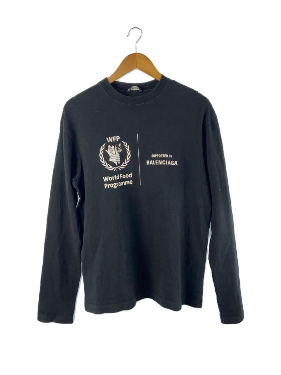 image of Balenciaga World Food Programme L/s Tee in Black, Men's (Size 2XS)