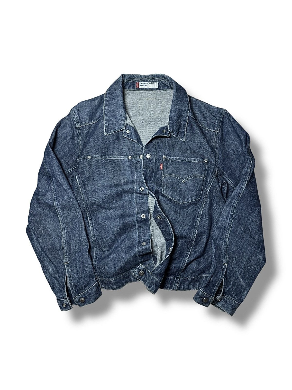 Levi's Vintage Levi's Engineered Jeans Jacket Denim Japan Y2K Size US M / EU 48-50 / 2 - 1 Thumbnail