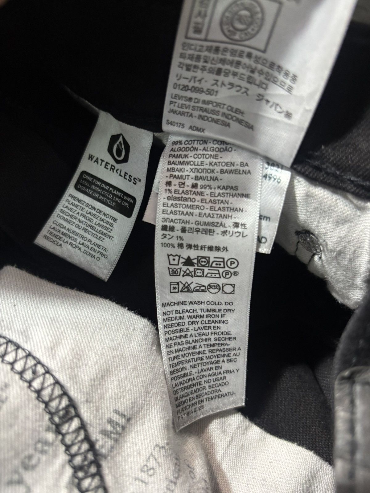 Levi's Levi’s Black Low Rise Size US 30 / EU 46 - 7 Thumbnail