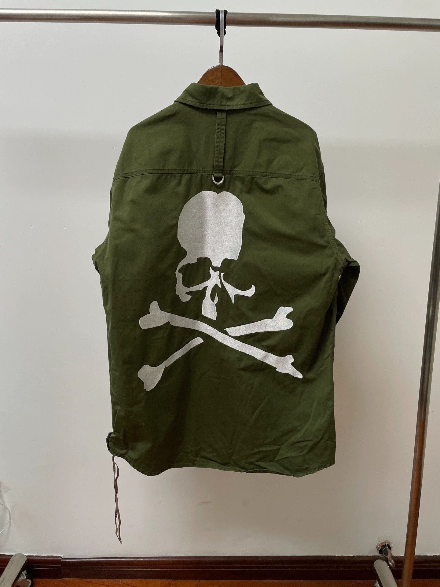 Mastermind Japan Mastermind Olive Drab Trench Silver Skull Back L Size US L / EU 52-54 / 3 - 1 Thumbnail