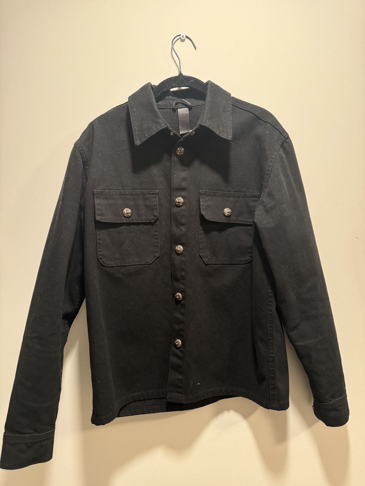 Chrome Hearts Black Back-Logo 'Street Meat' Jacket | INC STYLE