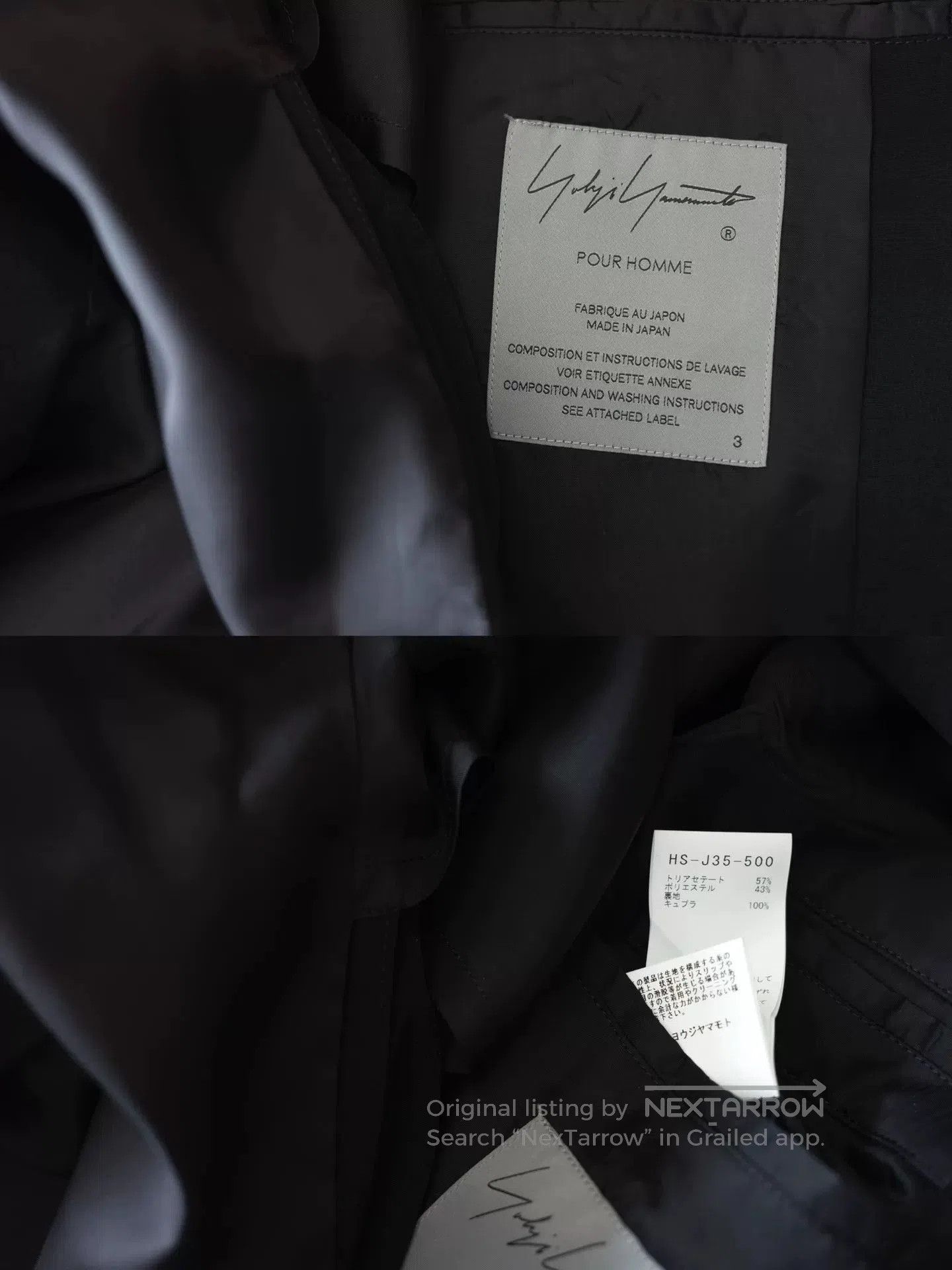 Yohji Yamamoto Yohji Yamamoto Black Jacket Size 3. Size L / US 10 / IT 46 - 9 Thumbnail