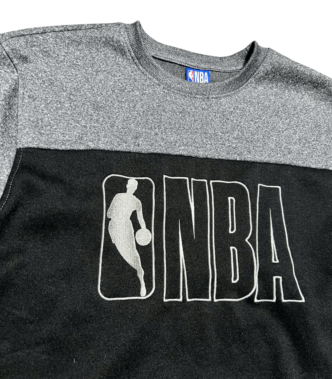 NBA NBA Black & Gray Embroidered Crew Neck Sweatshirt Size US L / EU 52-54 / 3 - 2 Thumbnail