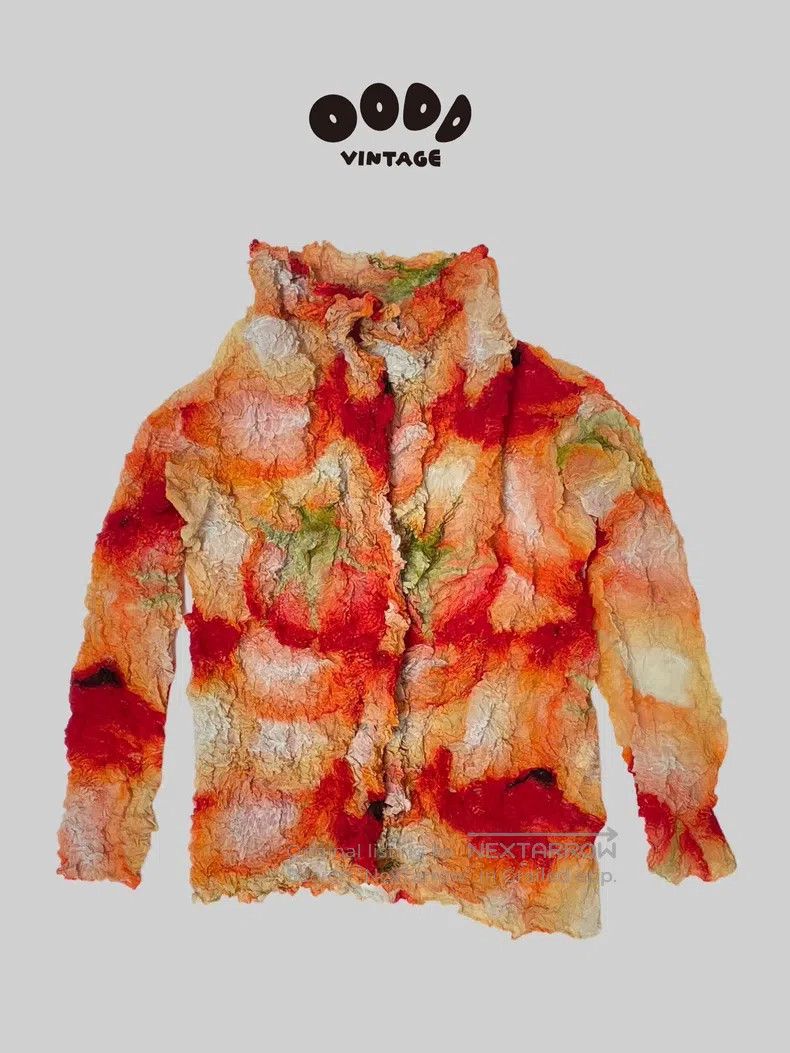 Issey Miyake Issey Miyake Tomato Ruffle Long Sleeve Top Size M / US 6-8 / IT 42-44 - 1 Thumbnail