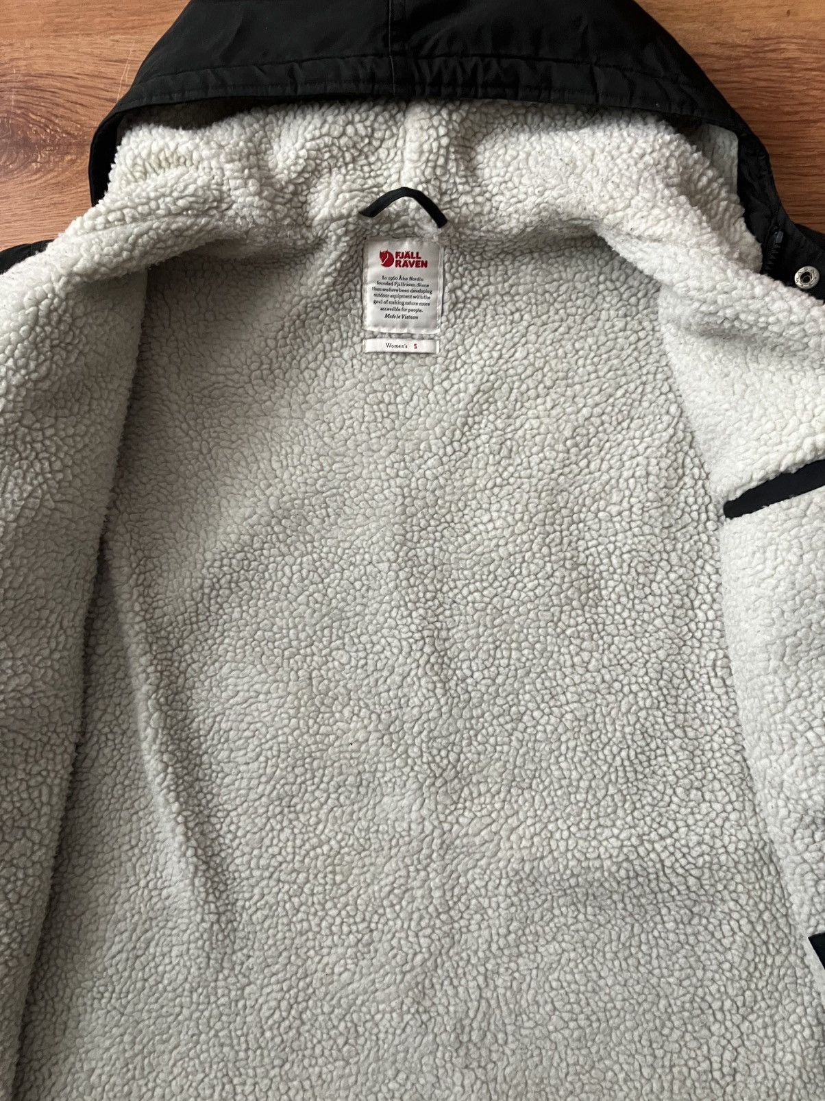 Fjallraven × Vintage Black Warm Fjällräven Kănken Greenland Winter Jacket Sherpa Size S / US 4 / IT 40 - 3 Thumbnail
