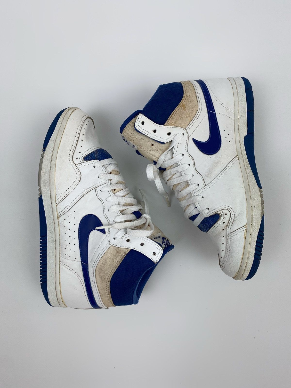 Nike 1988 Vintage Original Nike Court Force High Basketball Shoes Size US 10.5 / EU 43-44 - 4 Thumbnail