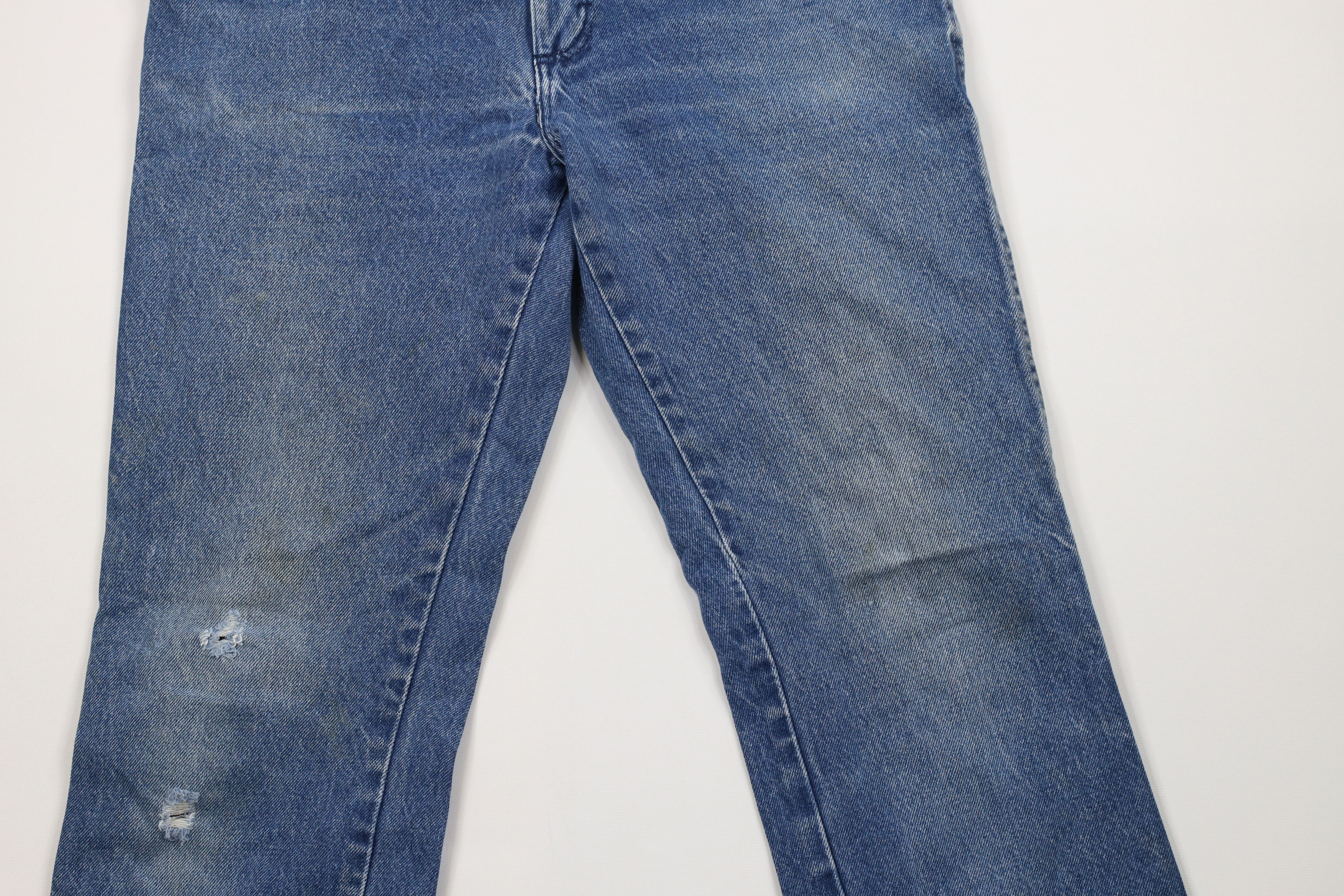 Vintage Vintage 90s Streetwear Flared Bootcut Denim Jeans Blue USA Size US 32 / EU 48 - 3 Thumbnail