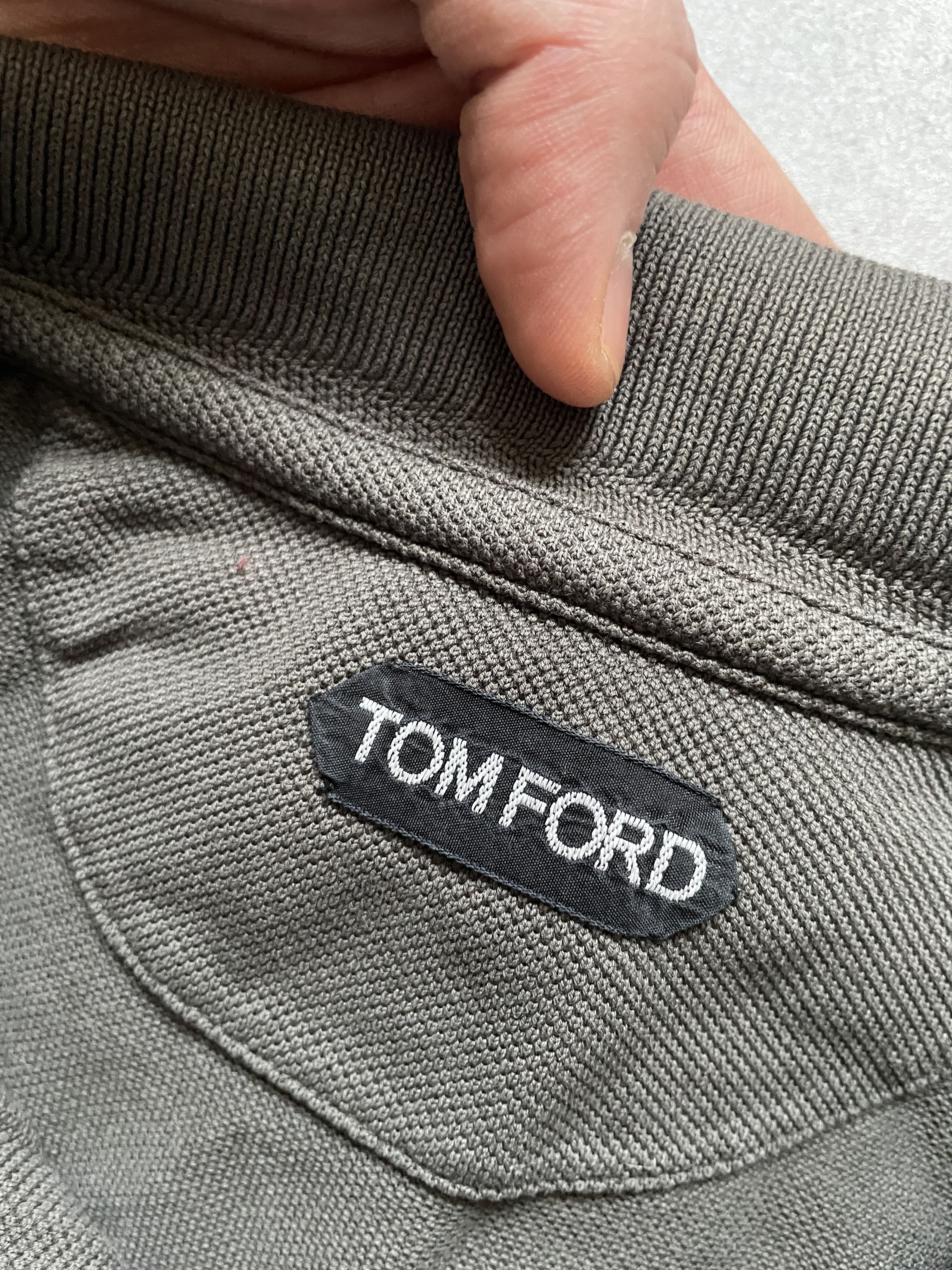 Tom Ford TOM FORD CLASSIC DARK GRAY POLO TSHIRT Size US L / EU 52-54 / 3 - 6 Thumbnail