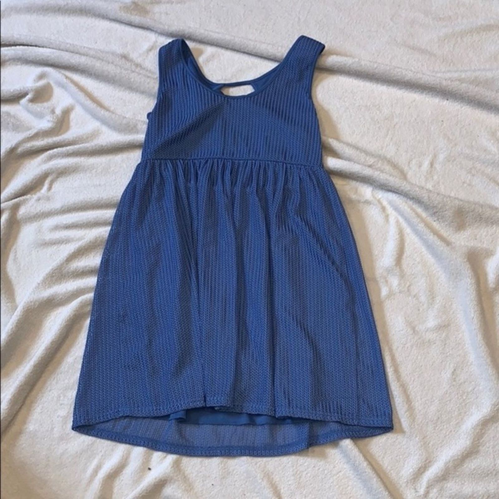 River Island Chelsea Girl by River Island Blue Mini Sundress | Sz US8 Size M / US 6-8 / IT 42-44 - 5 Thumbnail