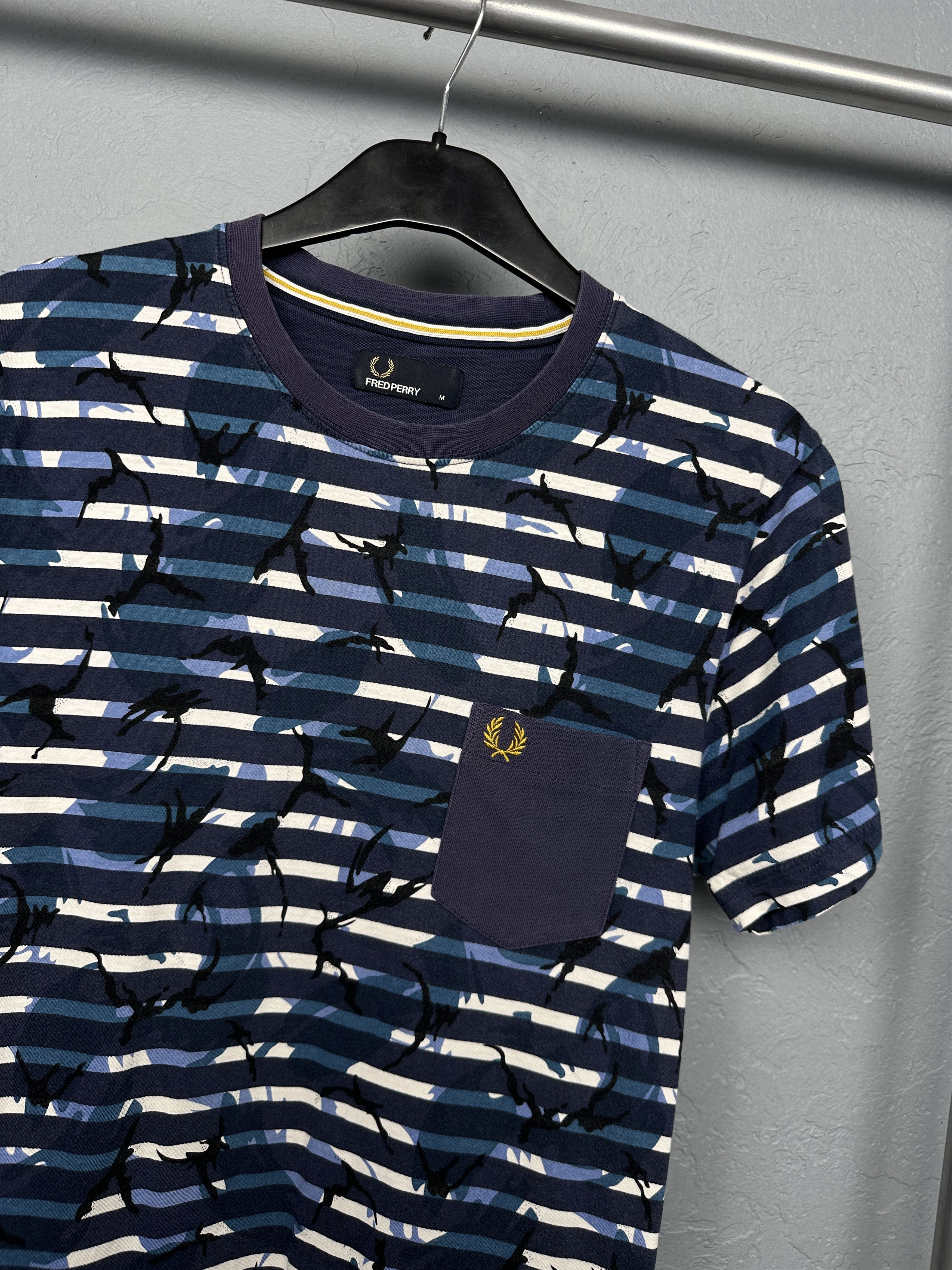 Fred Perry Fred Perry Mens Striped T-Shirt Size US M / EU 48-50 / 2 - 2 Thumbnail