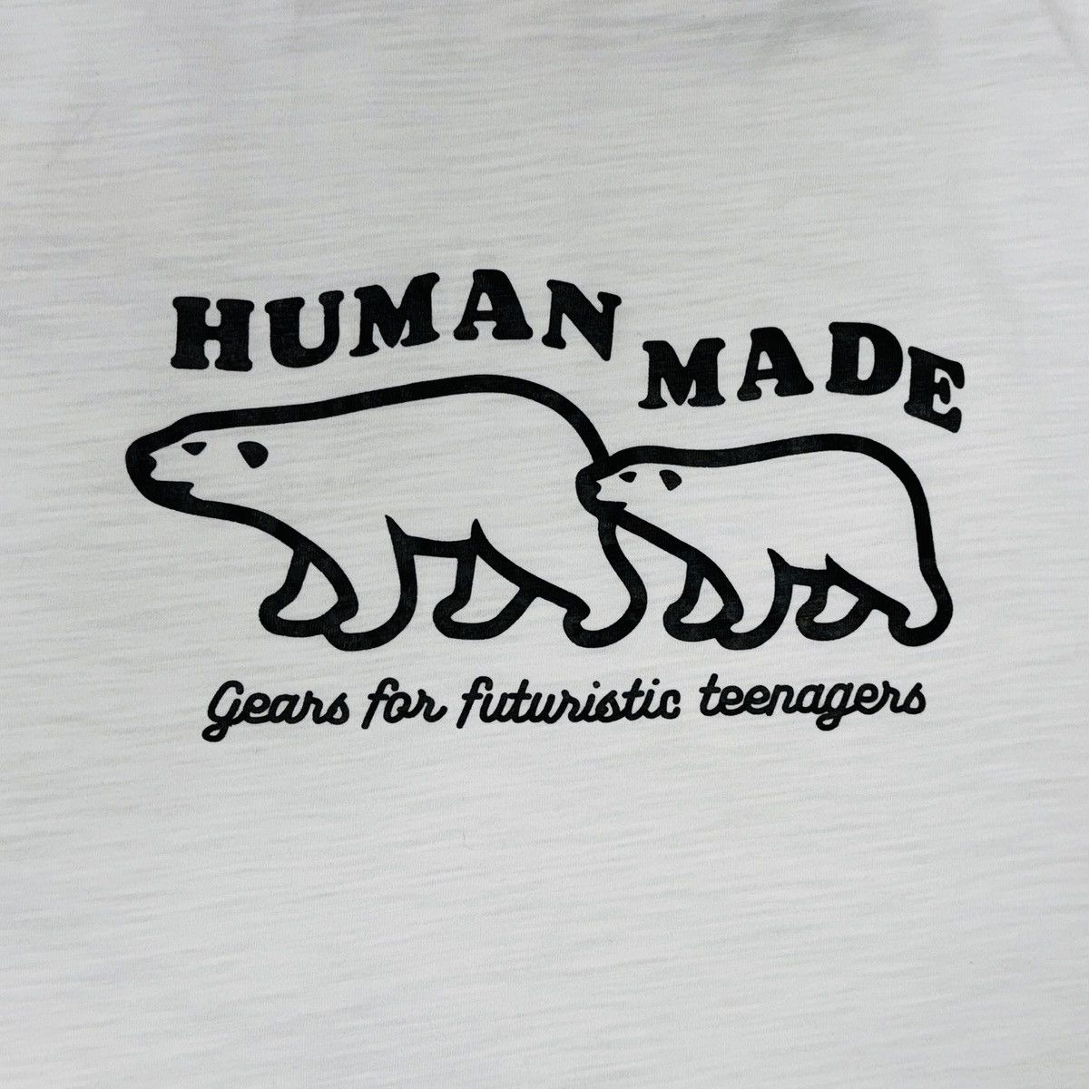 Human Made HUMAN MADE Dry Alls T-Shirt - White w/ Polar Bear Graphics Size US L / EU 52-54 / 3 - 2 Thumbnail