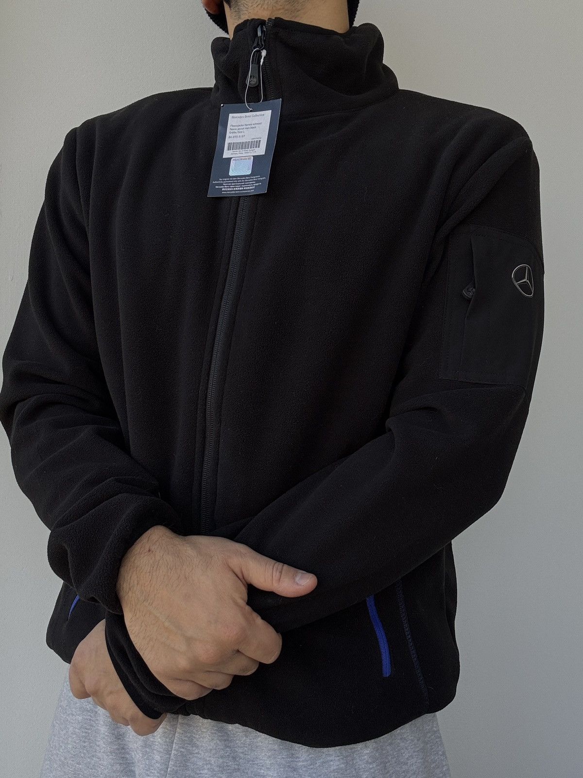 Mercedes-Benz Mercedes-Benz Fleece Zip-Up Jacket Black Size US L / EU 52-54 / 3 - 1 Thumbnail