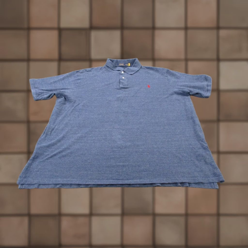 Polo Ralph Lauren Polo Ralph Lauren Shirt Mens 4XLT Blue Golf Pony Embroidered Logo Casual Size US XXL / EU 58 / 5 - 1 Thumbnail