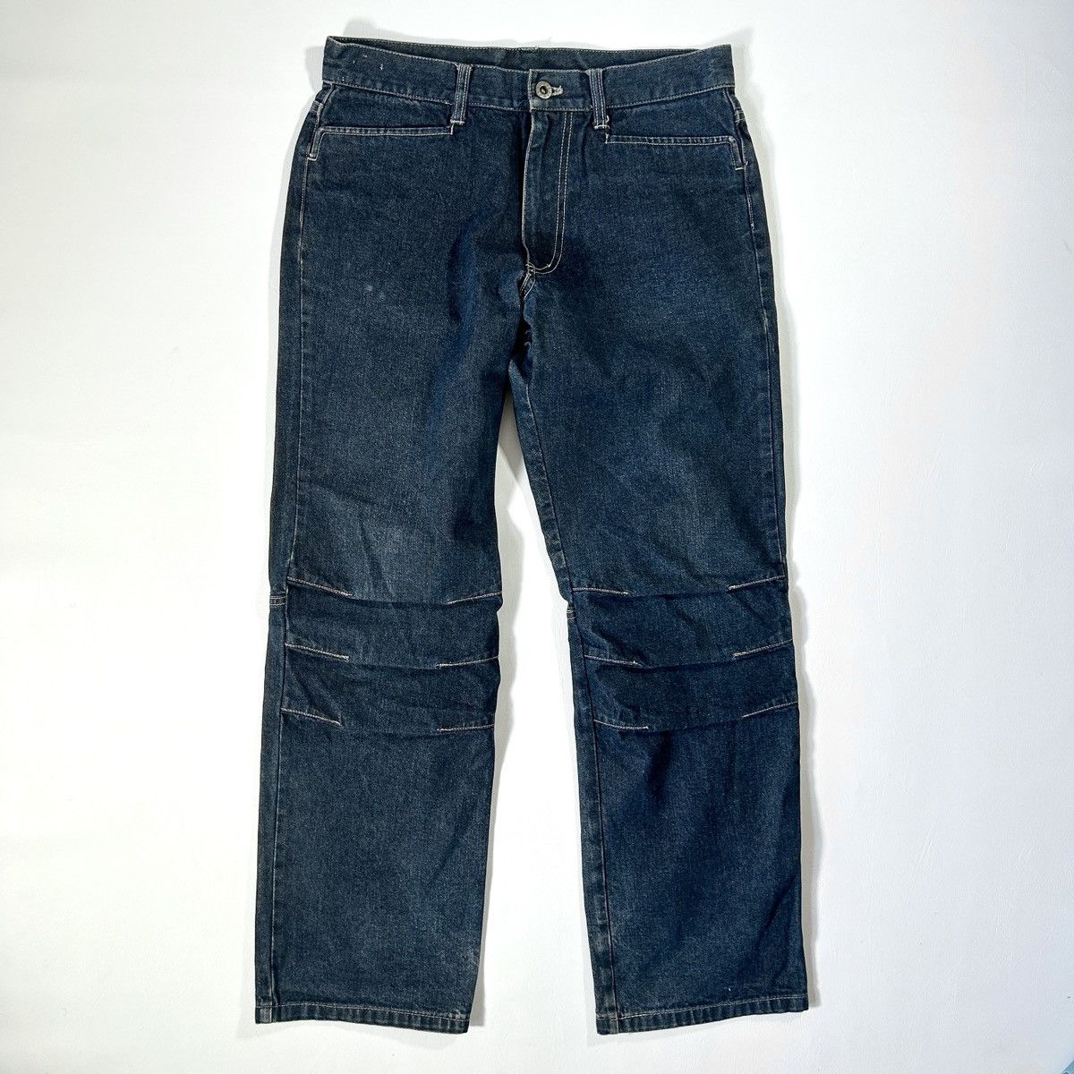 291295=Homme 🔻291295 = Homme Back Spellout Jeans🔻 Size US 31 - 2 Thumbnail
