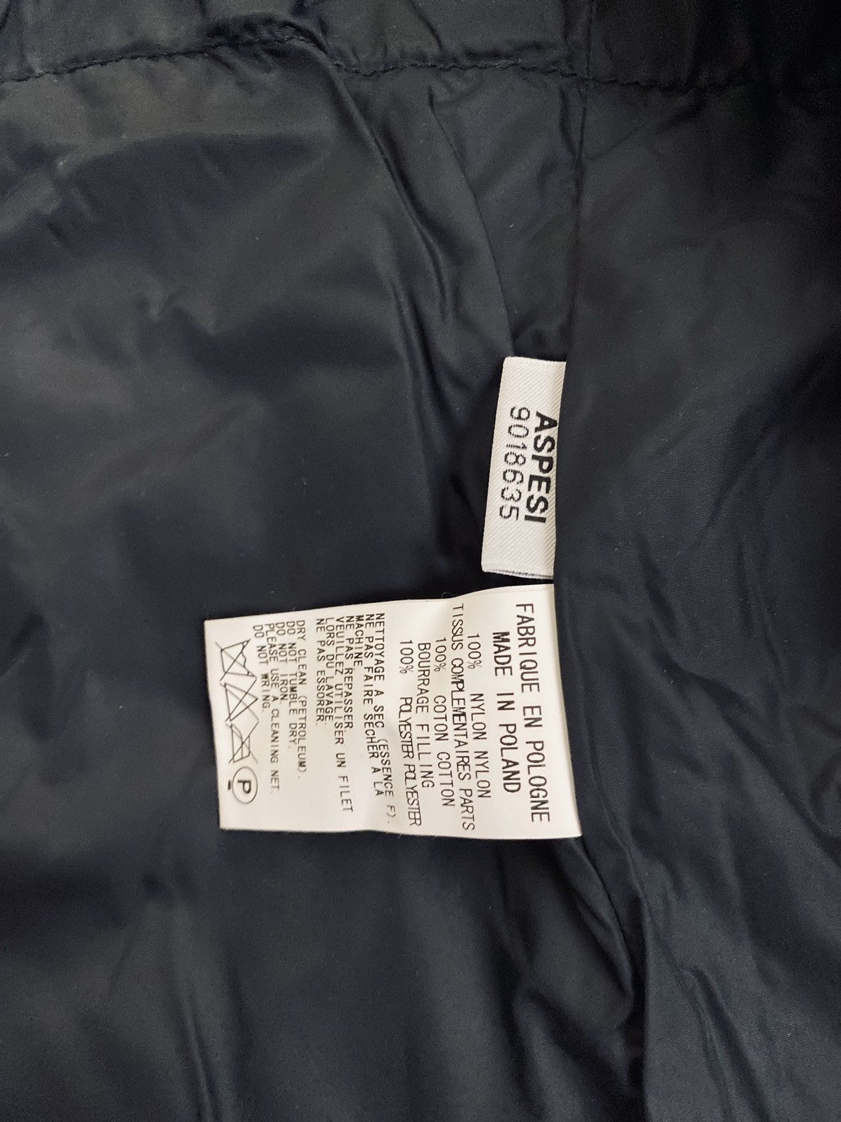 Y's Y’s x Aspesi Black Nylon Thermore Lightweight Peacoat 3 NWT Size US L / EU 52-54 / 3 - 5 Thumbnail