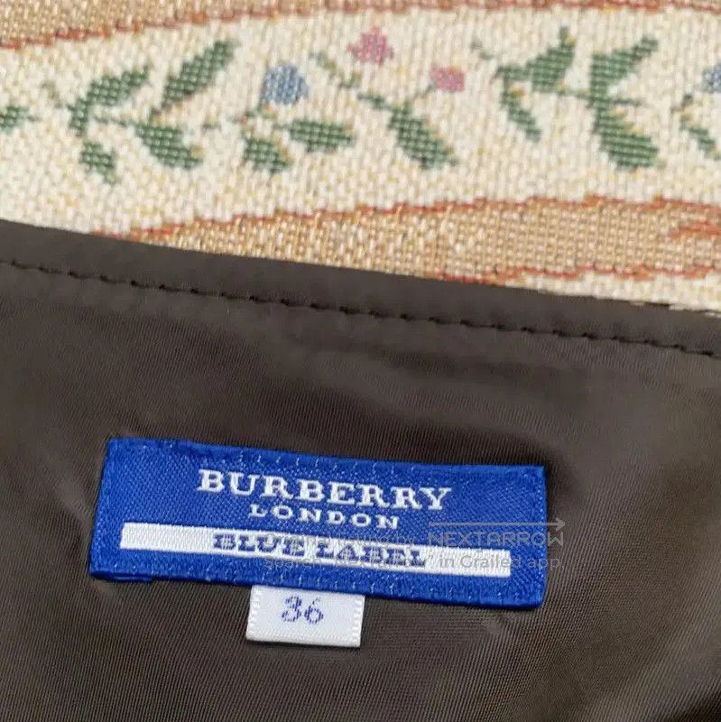 Burberry Burberry Brown Wool Midi Skirt. Size 23" - 6 Thumbnail