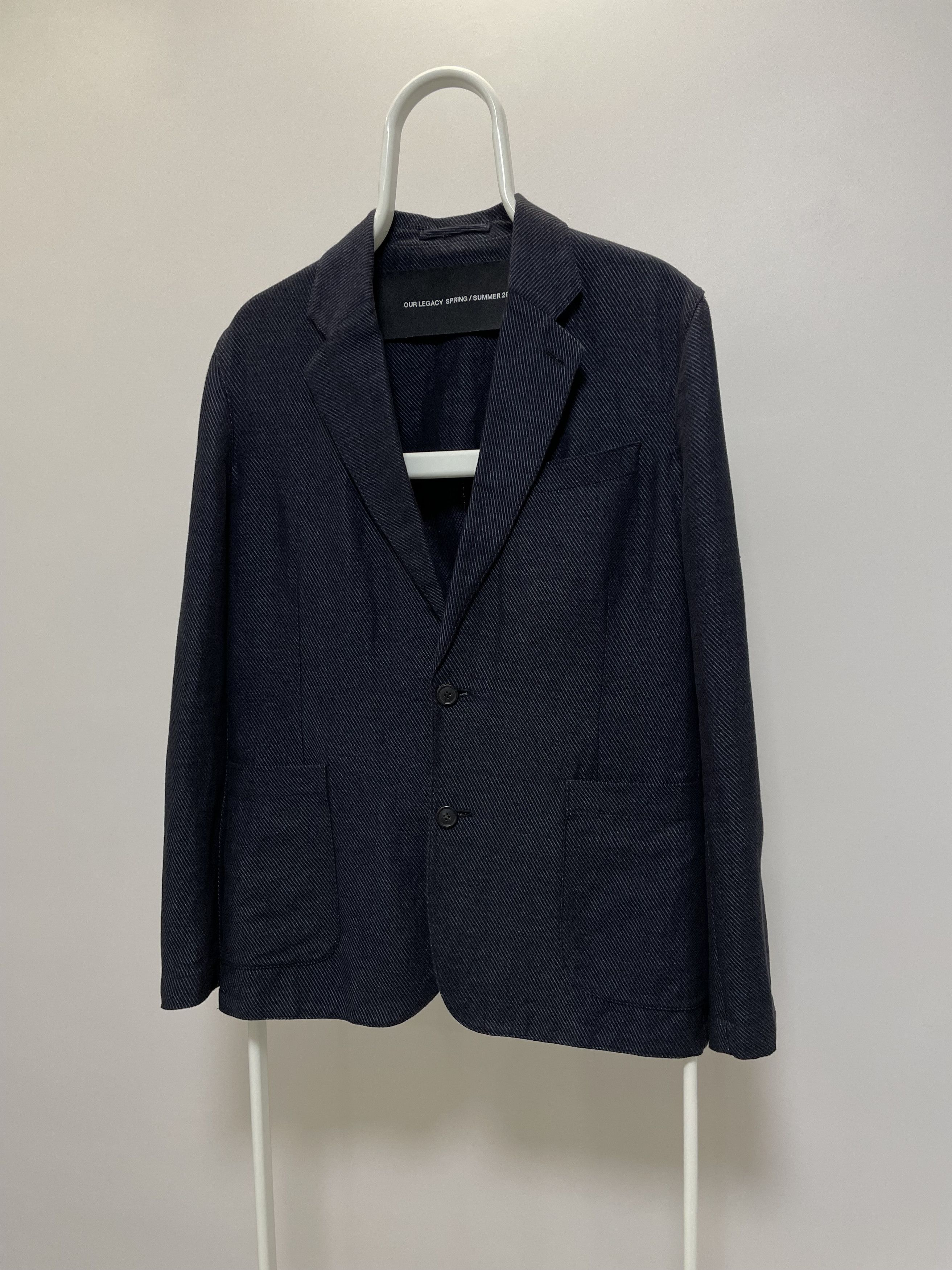 Our Legacy OUR LEGACY SS15 Indigo Twill Blazer Jacket Sport Coat EU 50 Size 40R - 6 Thumbnail