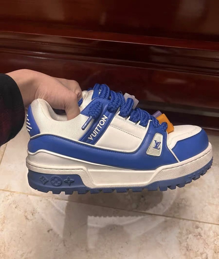 Louis Vuitton Louis Vuitton LV Pikachu Sneakers, White & Blue Size US 8 / EU 41 - 1 Thumbnail