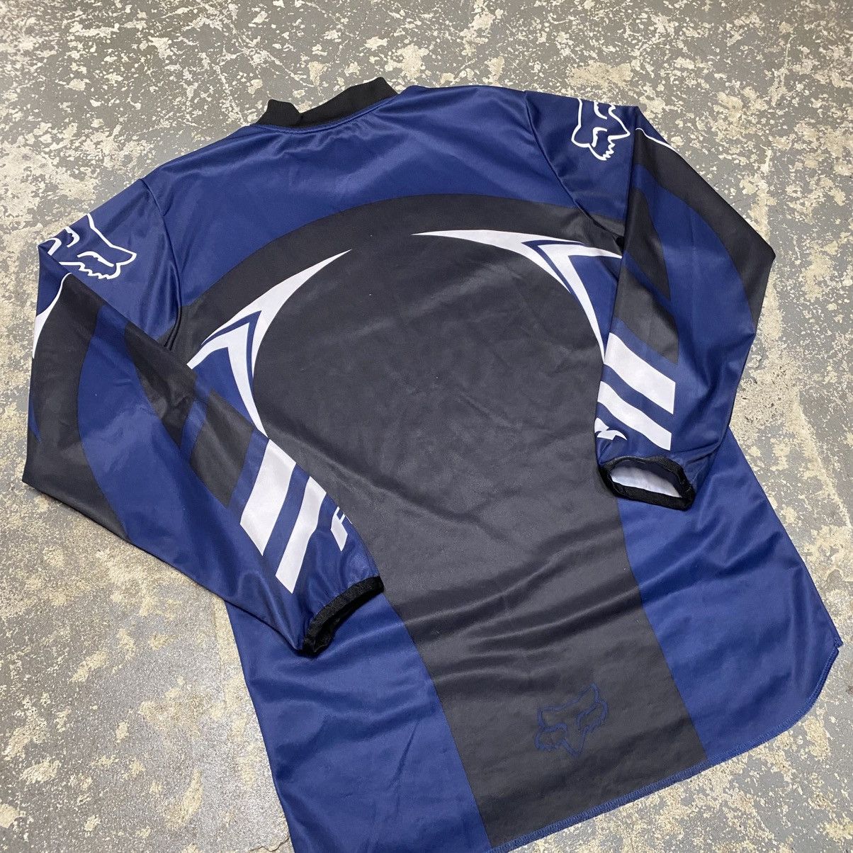 Fox Racing × Vintage Vintage Fox Racing Motor-cross Jersey Long Sleeve Tshirt Size US S / EU 44-46 / 1 - 11 Thumbnail