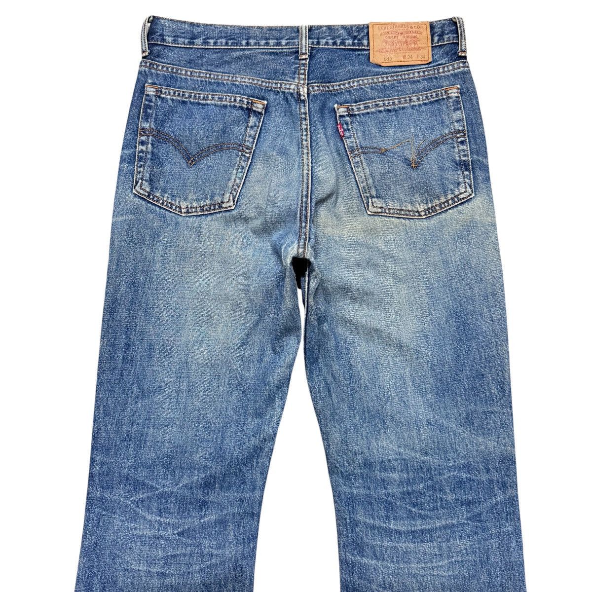 Levi's Vintage Levis 517 Flare Jeans Hedi Slimane Size US 34 / EU 50 - 5 Thumbnail