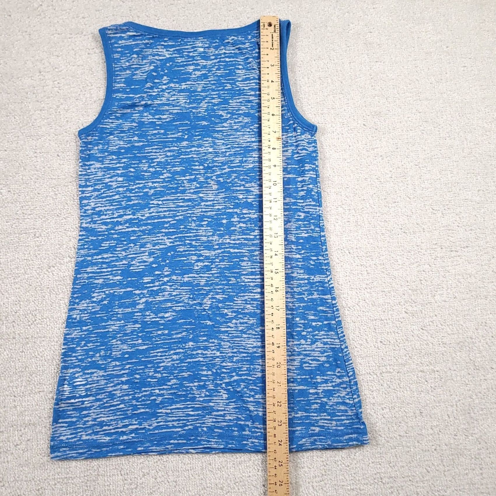 Mossimo VINTAGE Mossimo Tank Top Womens XS Blue Scoop Neck Henley Shirt Womens XS Blue Tank Top Size XS / US 0-2 / IT 36-38 - 7 Thumbnail