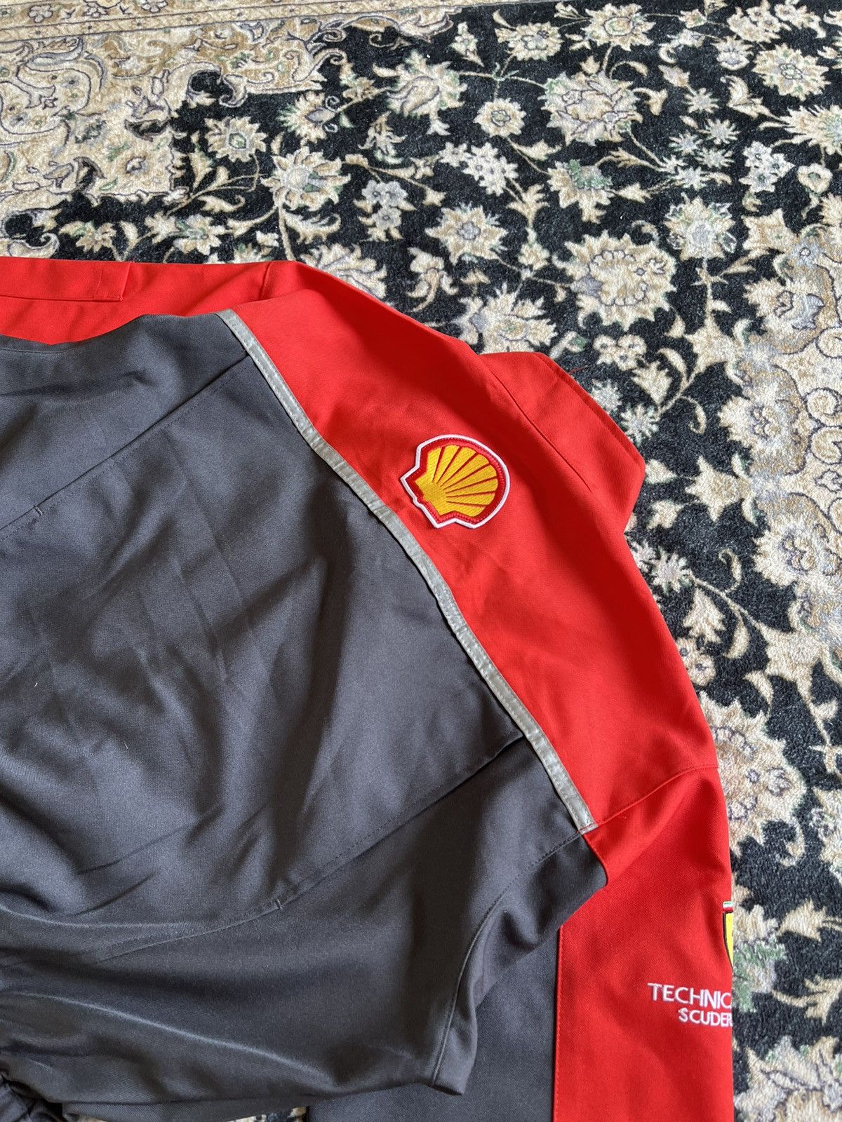 Ferrari Vintage Scuderia Ferrari Shell Helix Coverall Jumpsuit Size US M / EU 48-50 / 2 - 7 Thumbnail