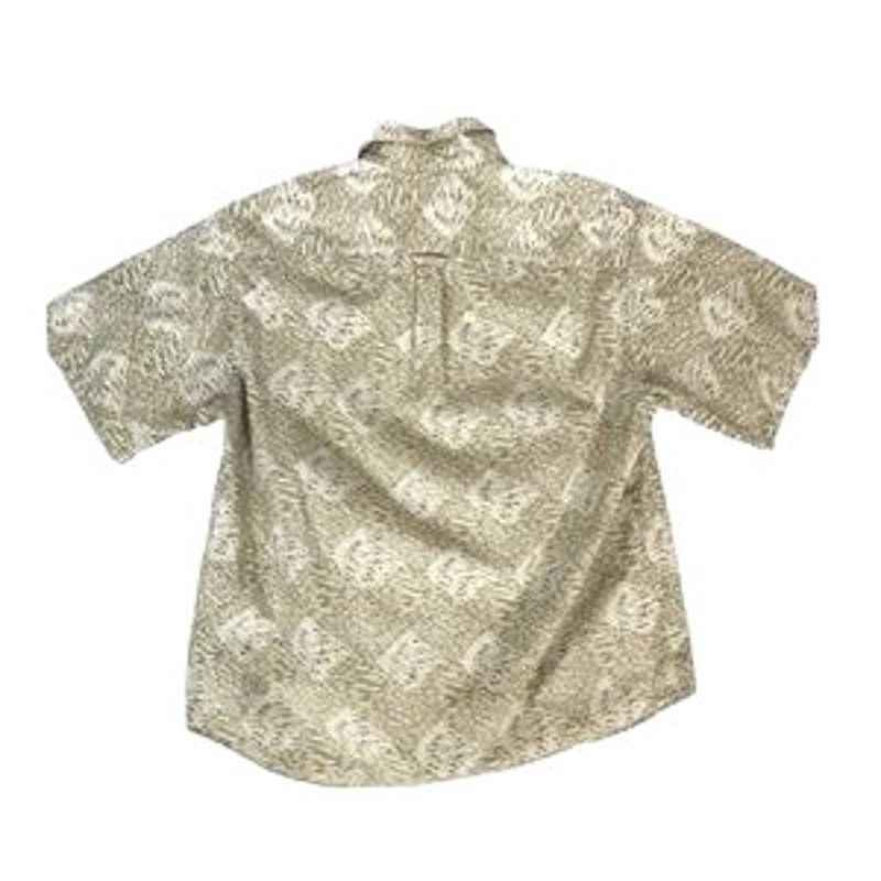 Columbia Columbia Tan Beige Fish Print Button Down Shirt Large Size US L / EU 52-54 / 3 - 3 Thumbnail