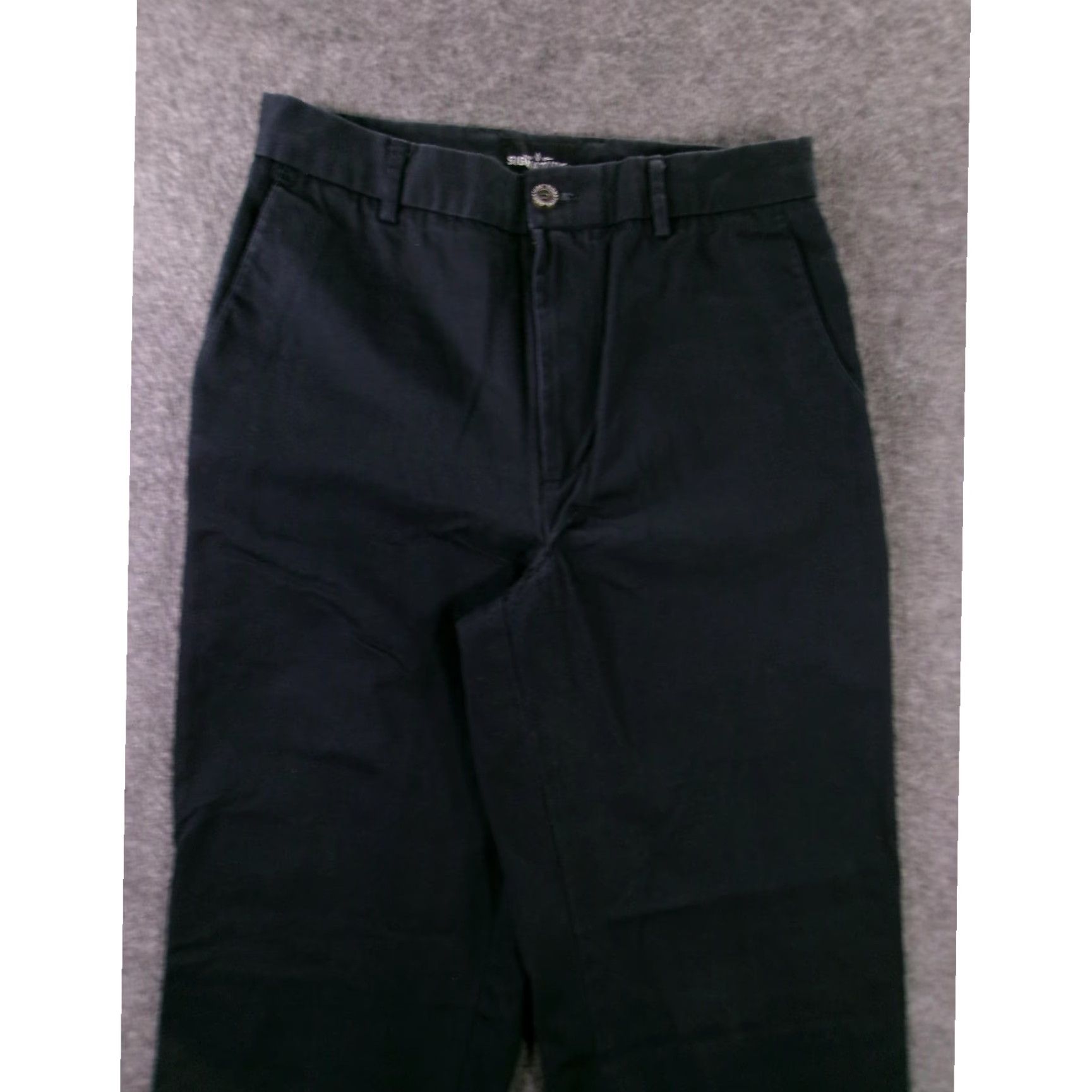 Vintage VINTAGE Signature Men's Chino Pants 31x32 Black Casual Office Style Stretch Comfort Size US 31 - 2 Thumbnail
