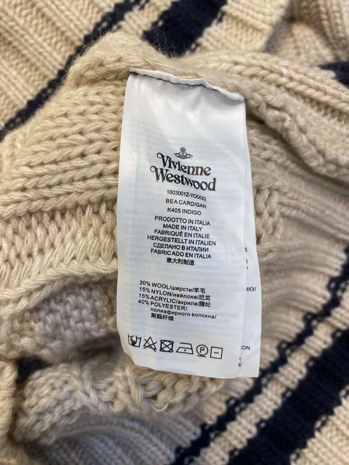 Vivienne Westwood vivienne westwood x anglomania sweater cardigan wool knitted Size S / US 4 / IT 40 - 4 Thumbnail