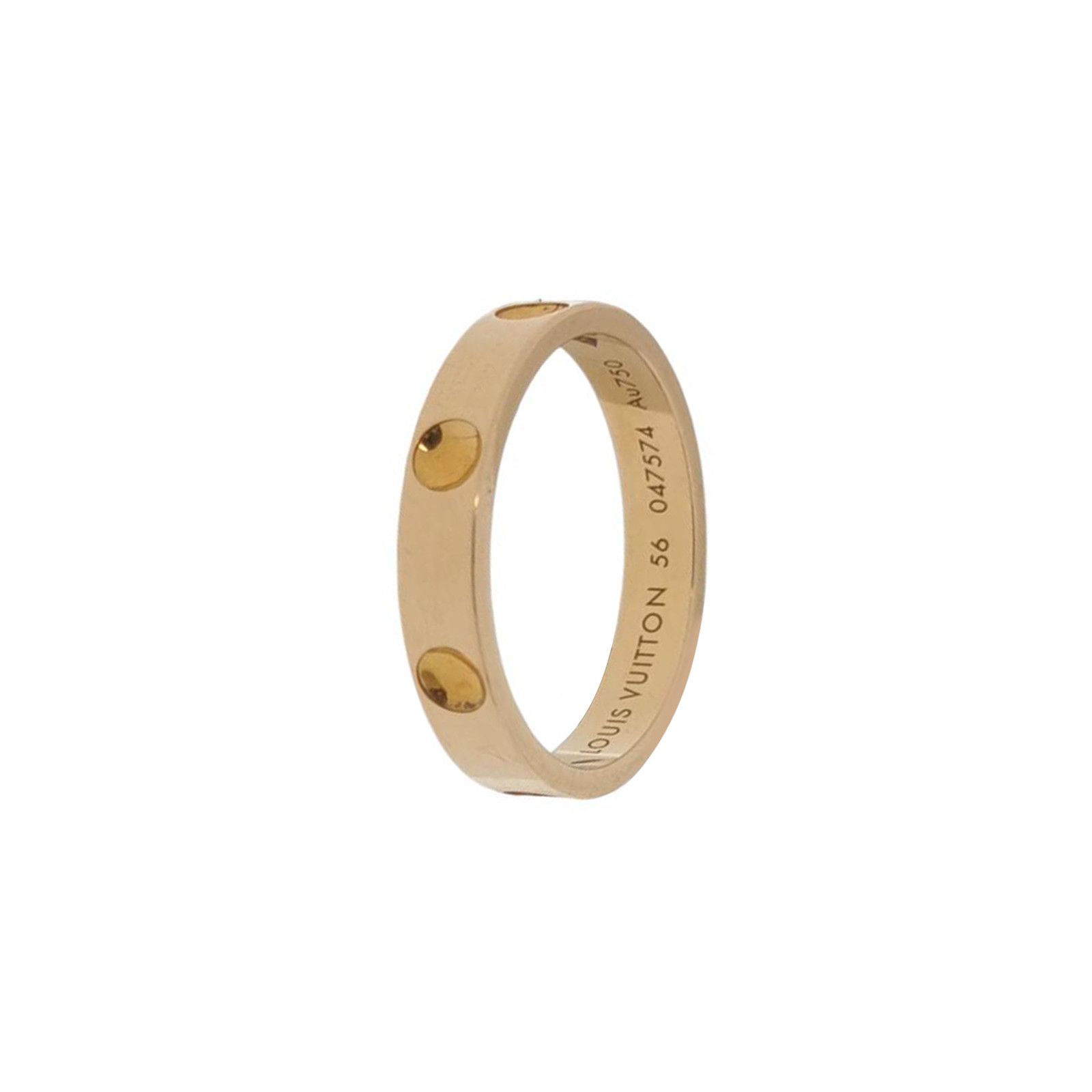 Louis Vuitton Louis Vuitton (LV) Empreinte 18K rose gold ring size 16 -z2 Size ONE SIZE - 1 Thumbnail