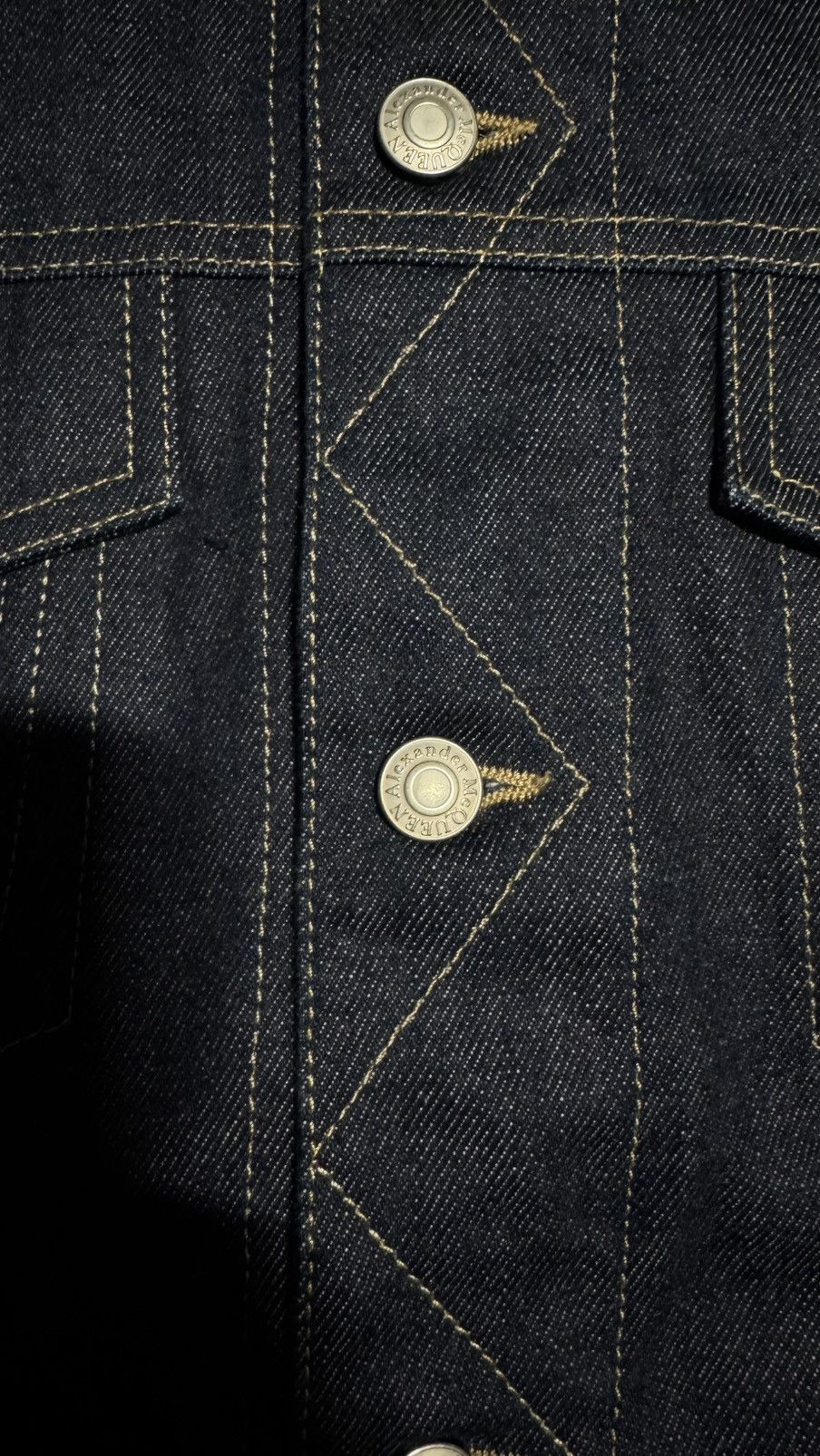 Alexander McQueen Alexander McQueen MA-1 Sleeve Denim Jacket Size US L / EU 52-54 / 3 - 7 Thumbnail