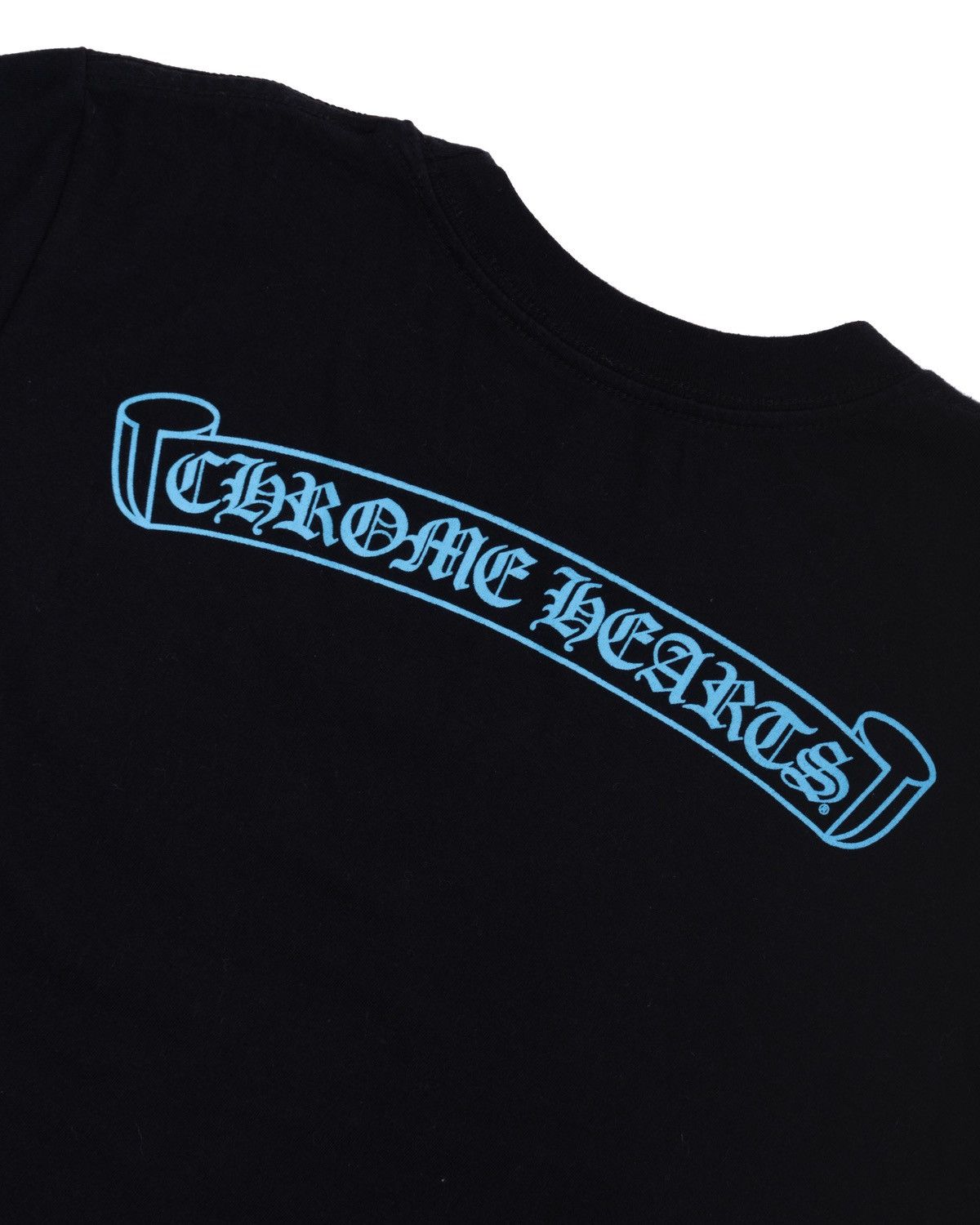 Chrome Hearts Chrome Hearts Blue Scroll Tee Black Size US M / EU 48-50 / 2 - 4 Thumbnail