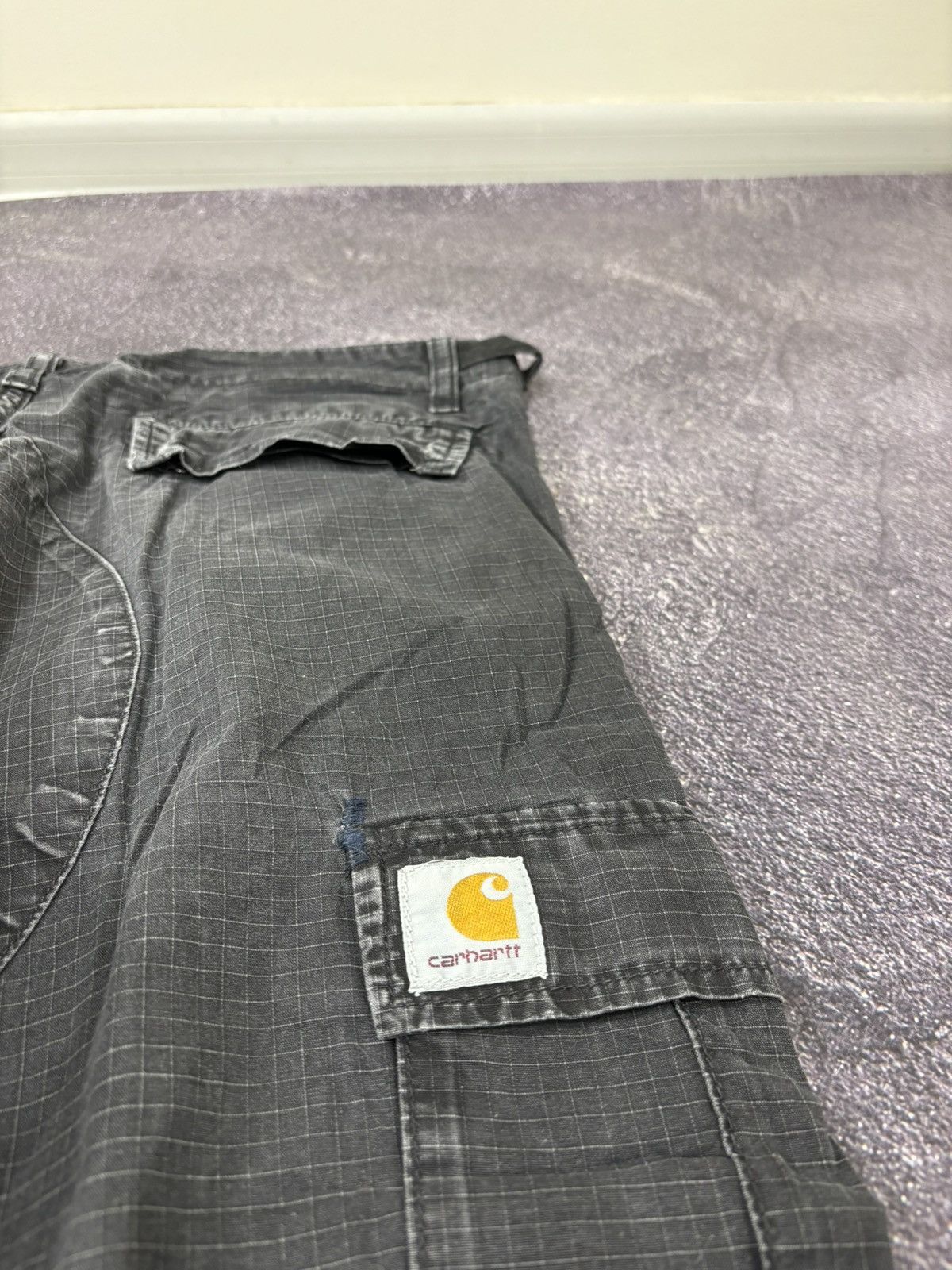 Carhartt Vintage Carhartt Y2K Black Hype Work Aviation Cargo Pants Size US 32 / EU 48 - 7 Thumbnail