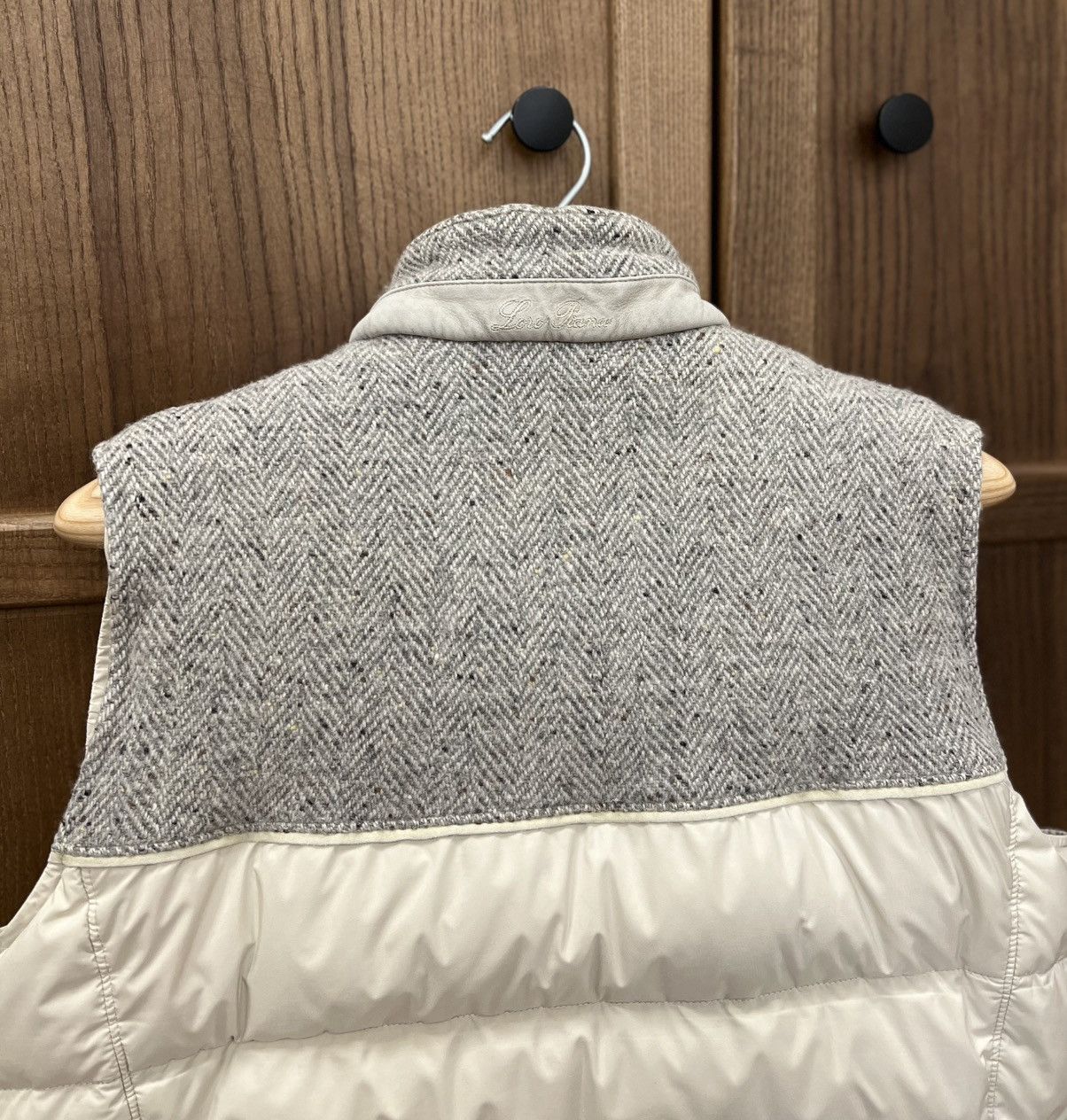 Loro Piana Loro Piana Cashmere Goose Down Padding Beige Vest Size US XL / EU 56 / 4 - 13 Thumbnail