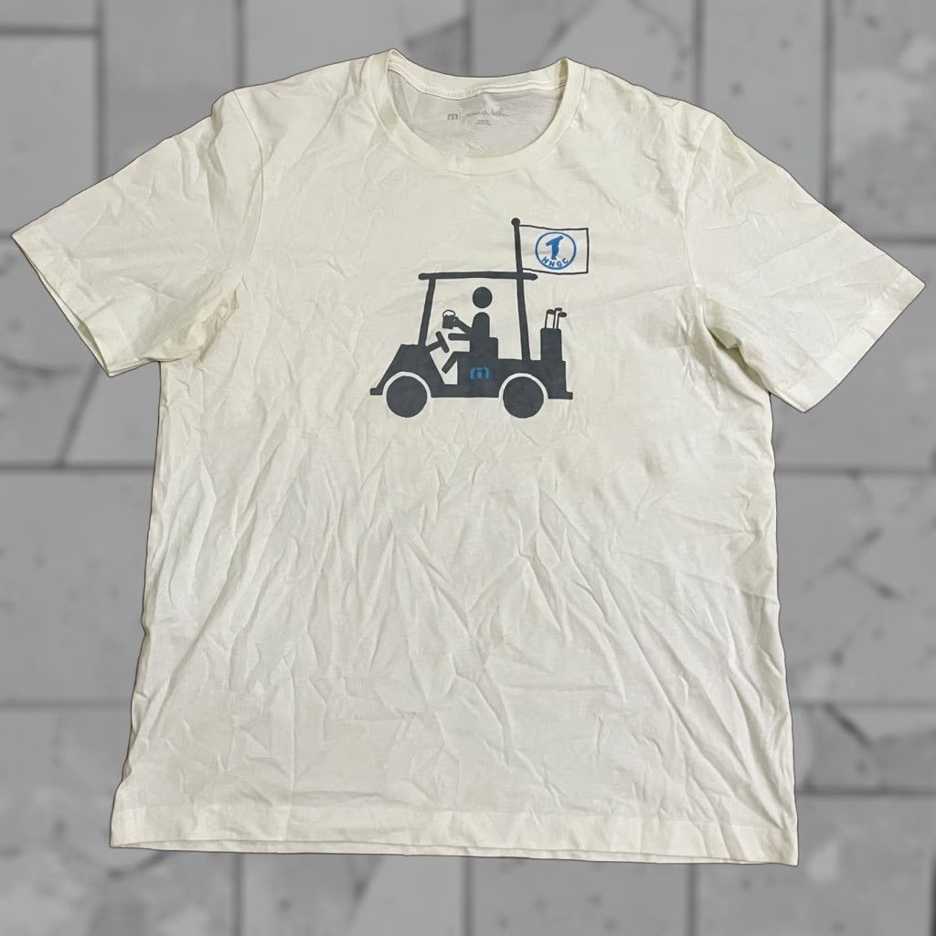 TravisMathew Travis Mathew Golfing graphic Tee Mens L White T-Shirt Shirt Size US L / EU 52-54 / 3 - 1 Thumbnail