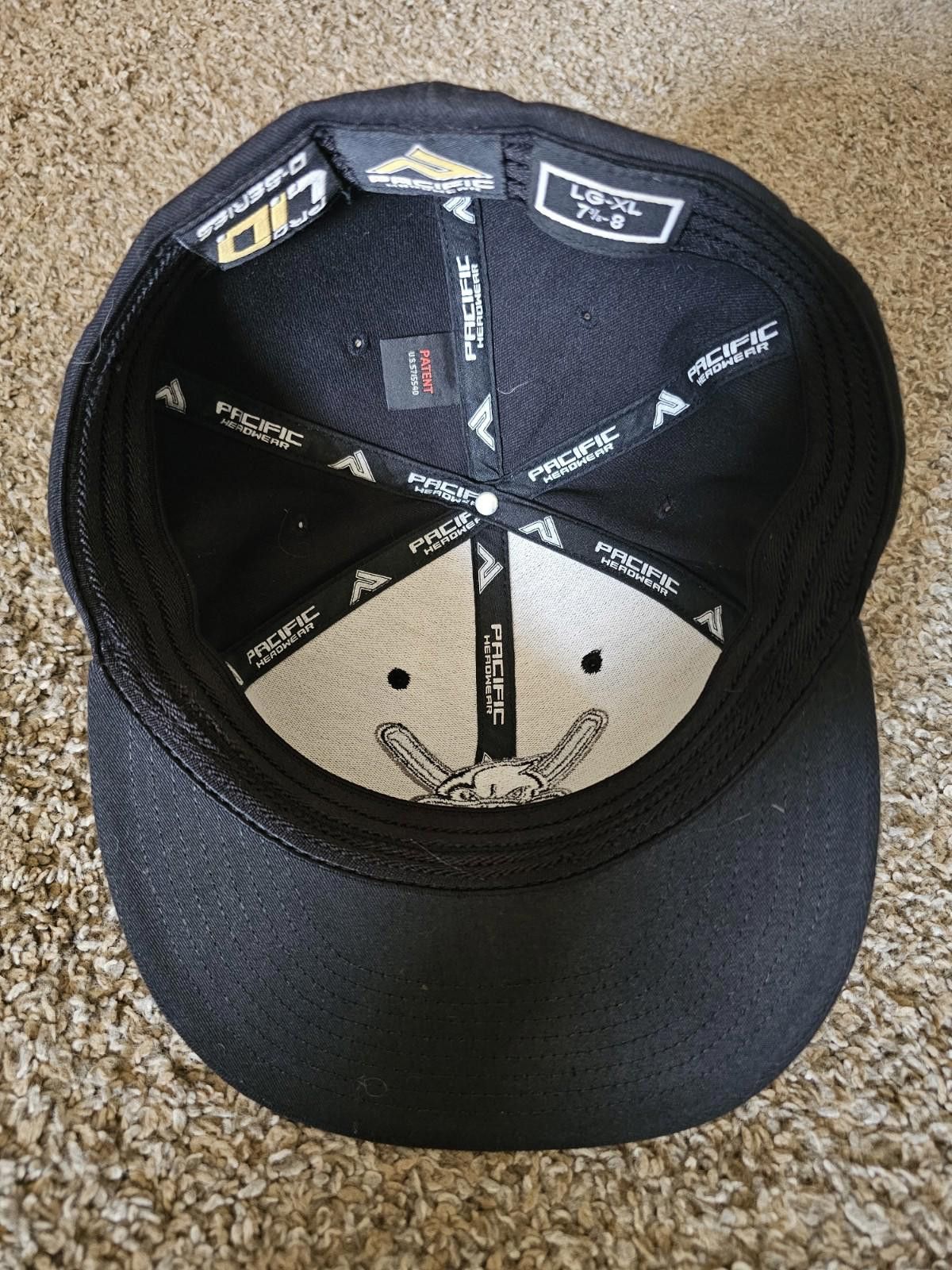 Designer Madison Mallards Pro L.I.D. O SERIES fitted hat L/XL Black Size ONE SIZE - 6 Thumbnail