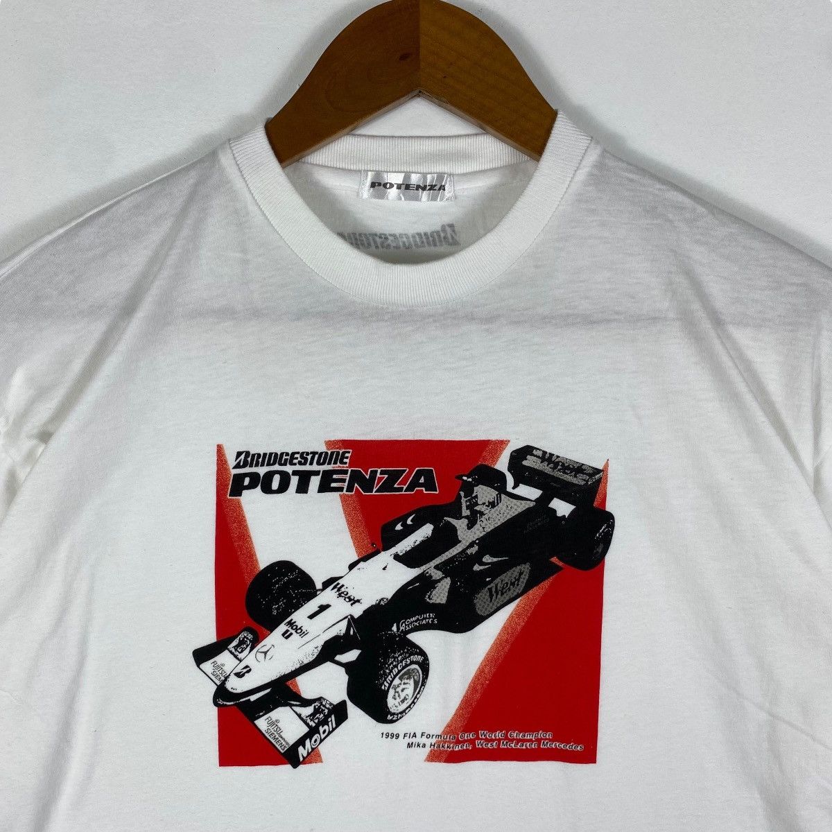 Formula 1 × Vintage Vintage 90's MIKA HAKKINEN West McLaren Mercedes F1 Size US M / EU 48-50 / 2 - 2 Thumbnail