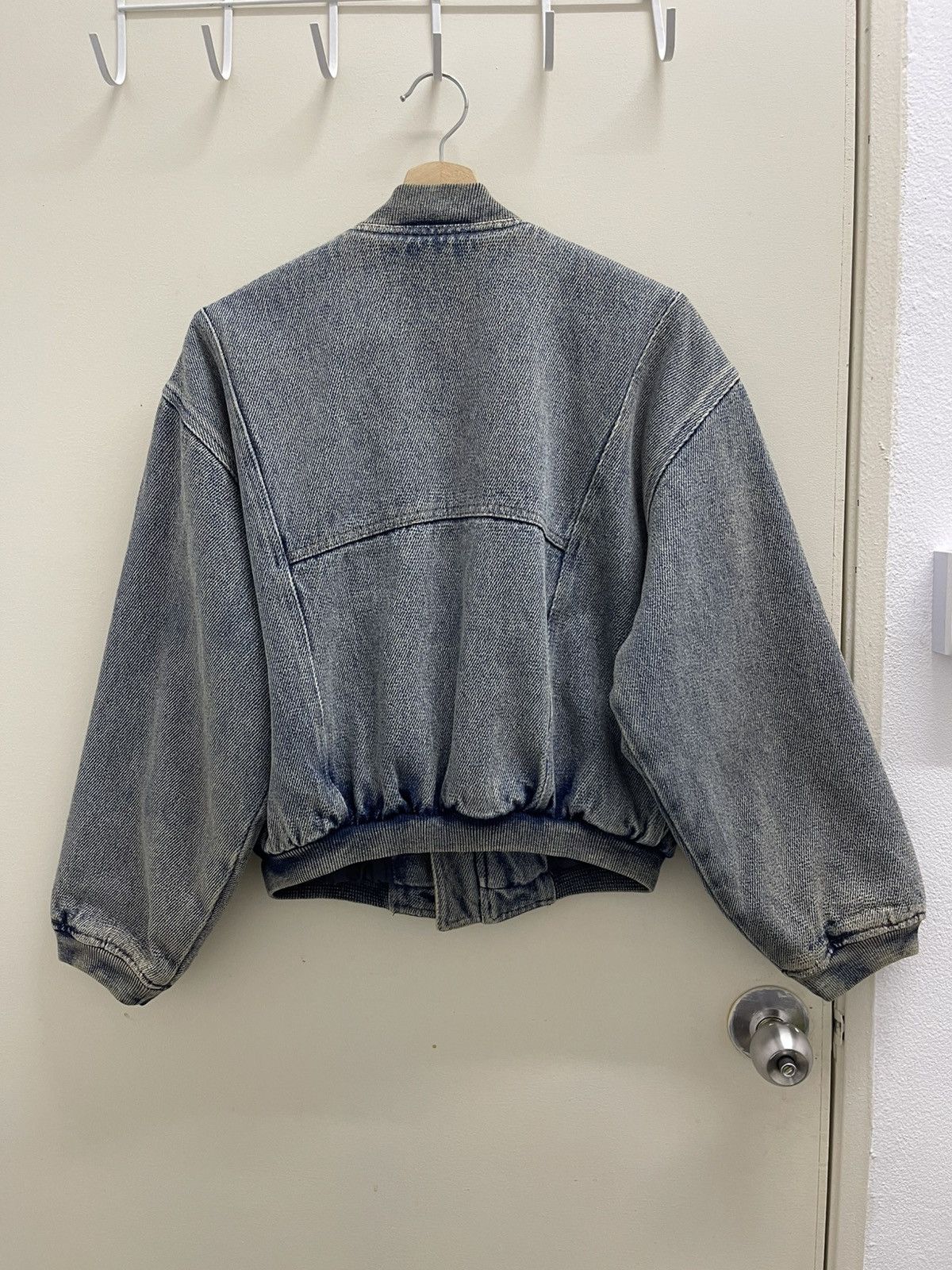 Giorgio Armani Vintage Armani Jeans Denim Bomber Jacket Size US M / EU 48-50 / 2 - 9 Thumbnail