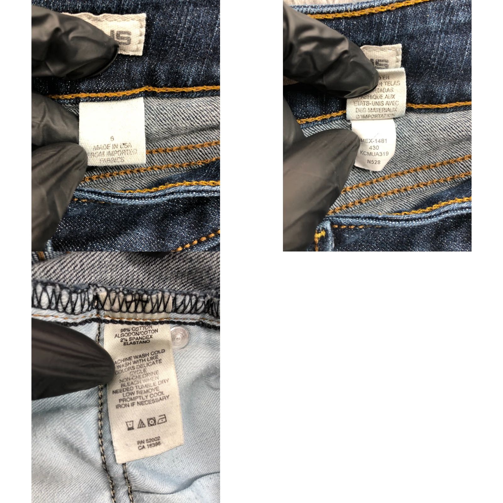DKNY DKNY Jeans Straight DKNY Womens Medium Wash Blue Mid Rise Size 6 Size 28" / US 6 / IT 42 - 9 Thumbnail
